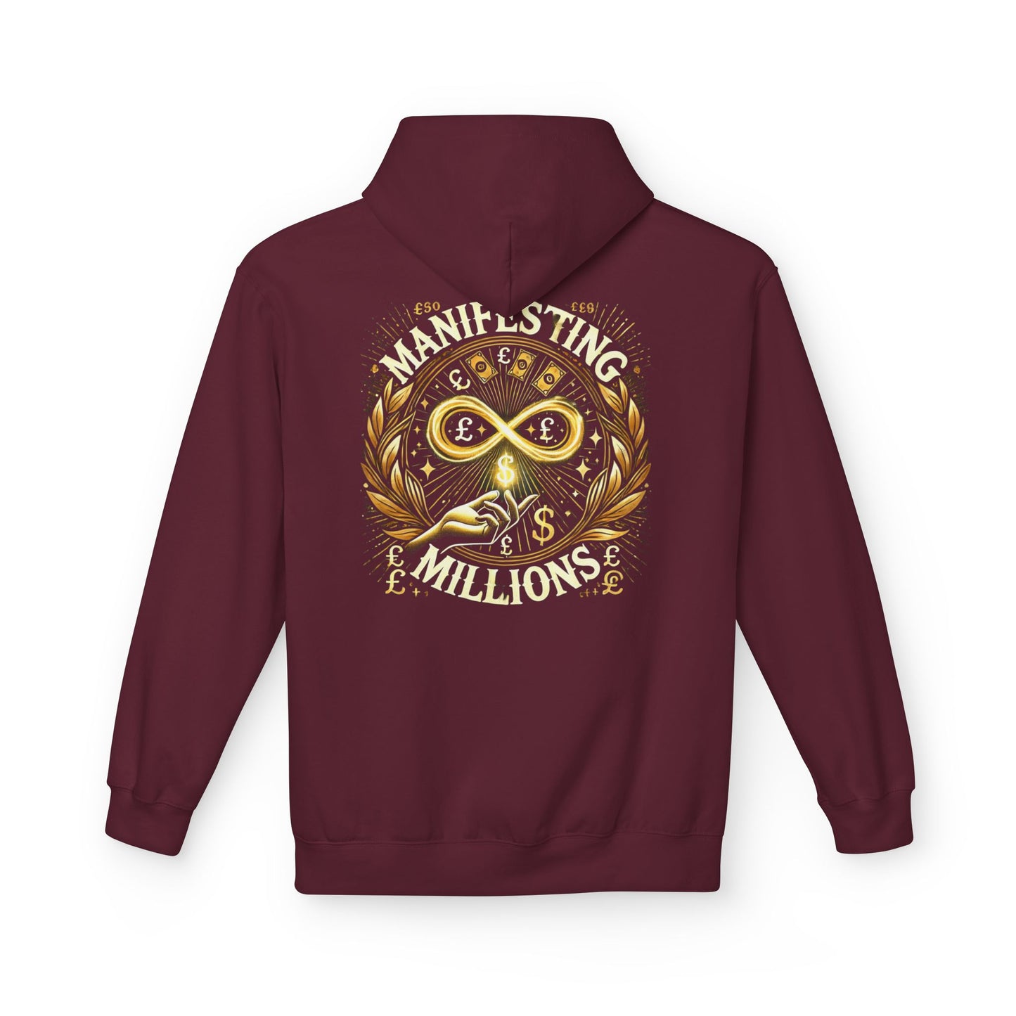 Manifesting Millions - Midweight Softstyle Fleece Hoodie