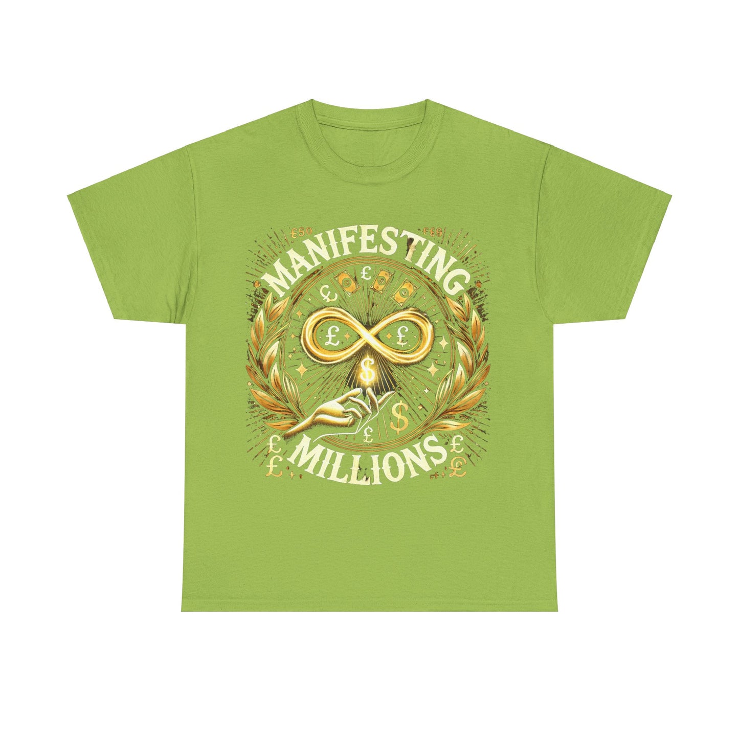 Manifesting Millions- Heavy Cotton T-Shirt