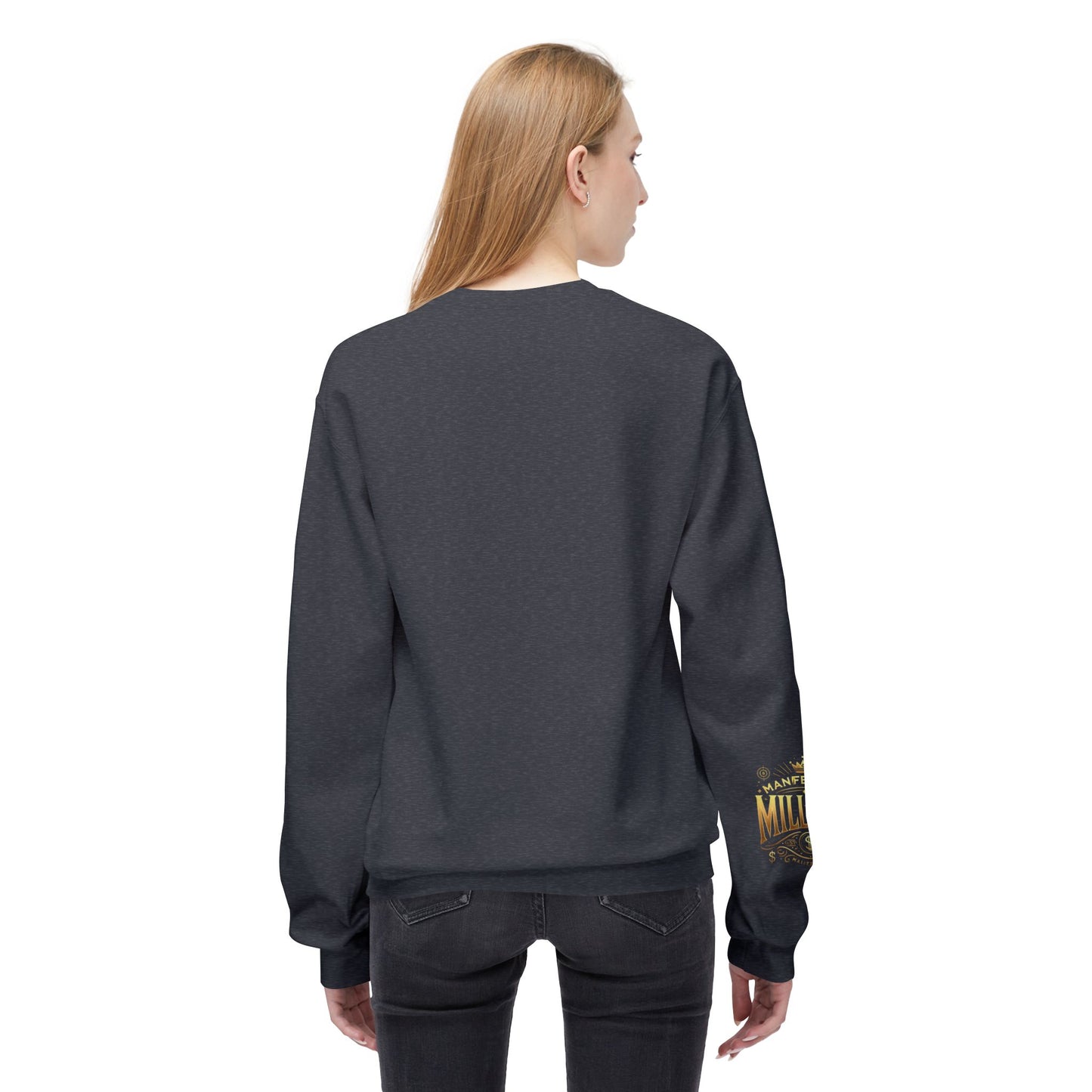 Manifesting Millions - Midweight Softstyle Fleece Crewneck Sweatshirt