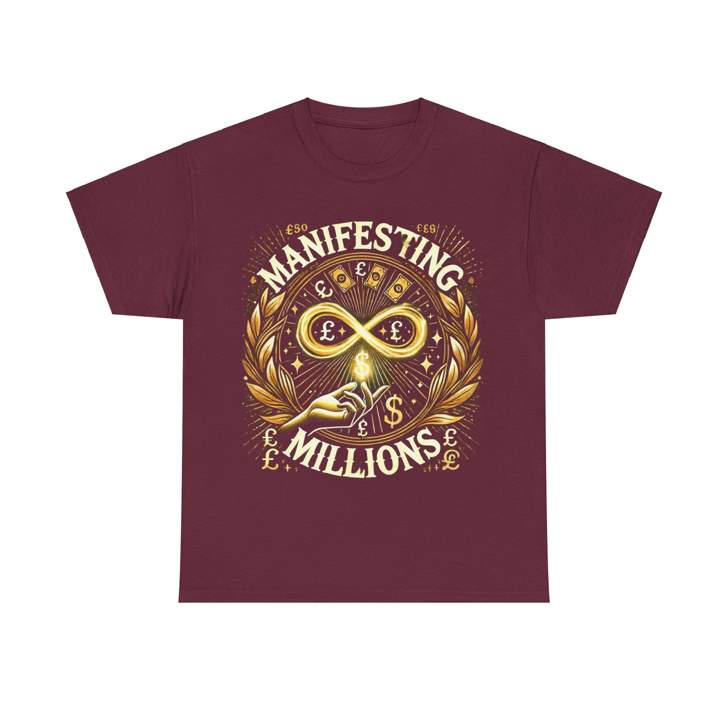 Manifesting Millions- Heavy Cotton T-Shirt