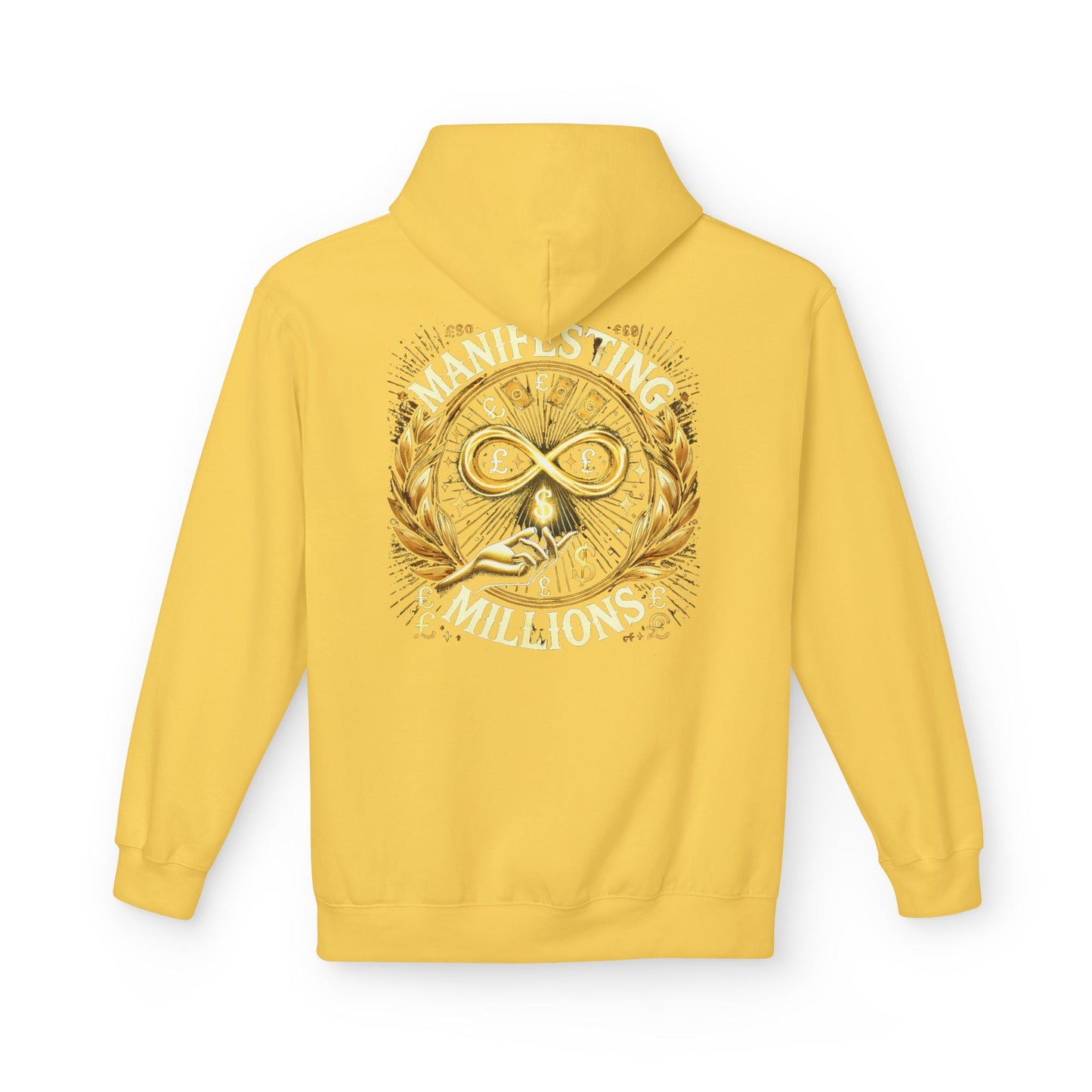 Manifesting Millions - Midweight Softstyle Fleece Hoodie