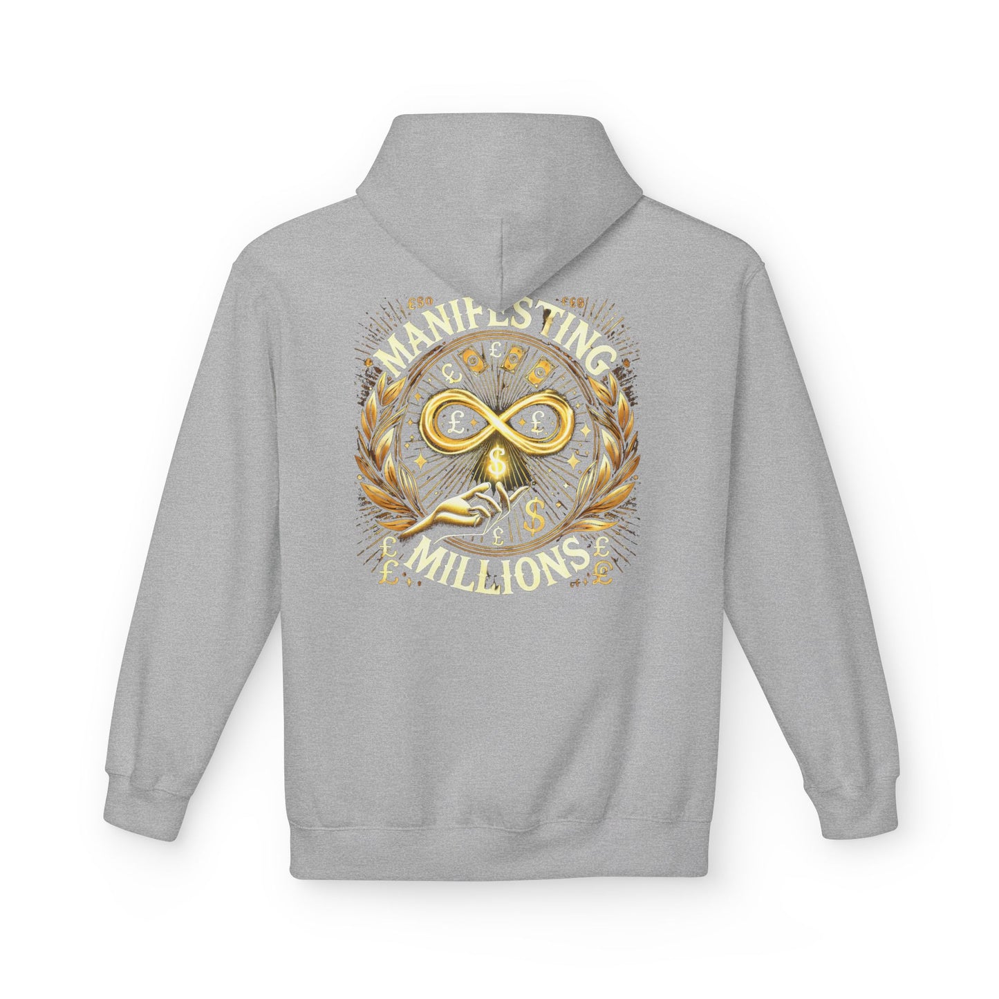 Manifesting Millions - Midweight Softstyle Fleece Hoodie