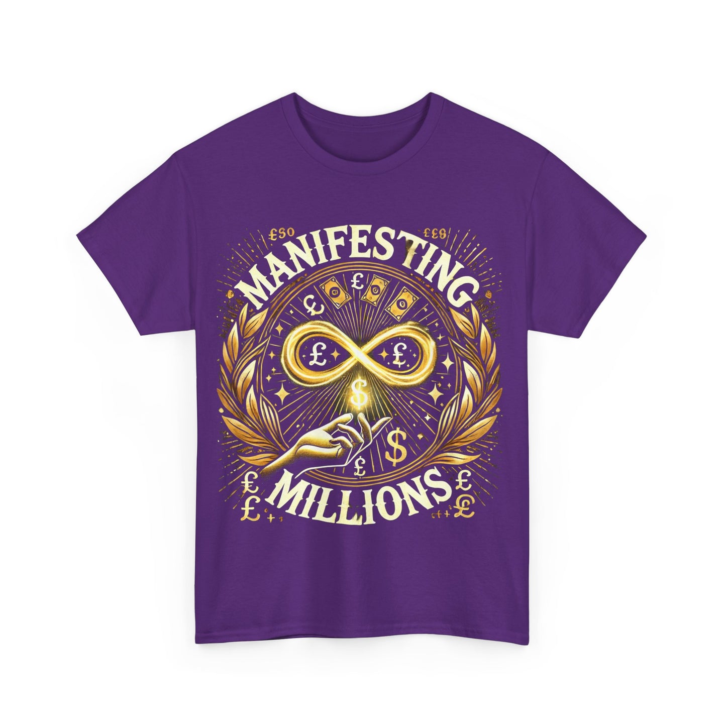 Manifesting Millions- Heavy Cotton T-Shirt