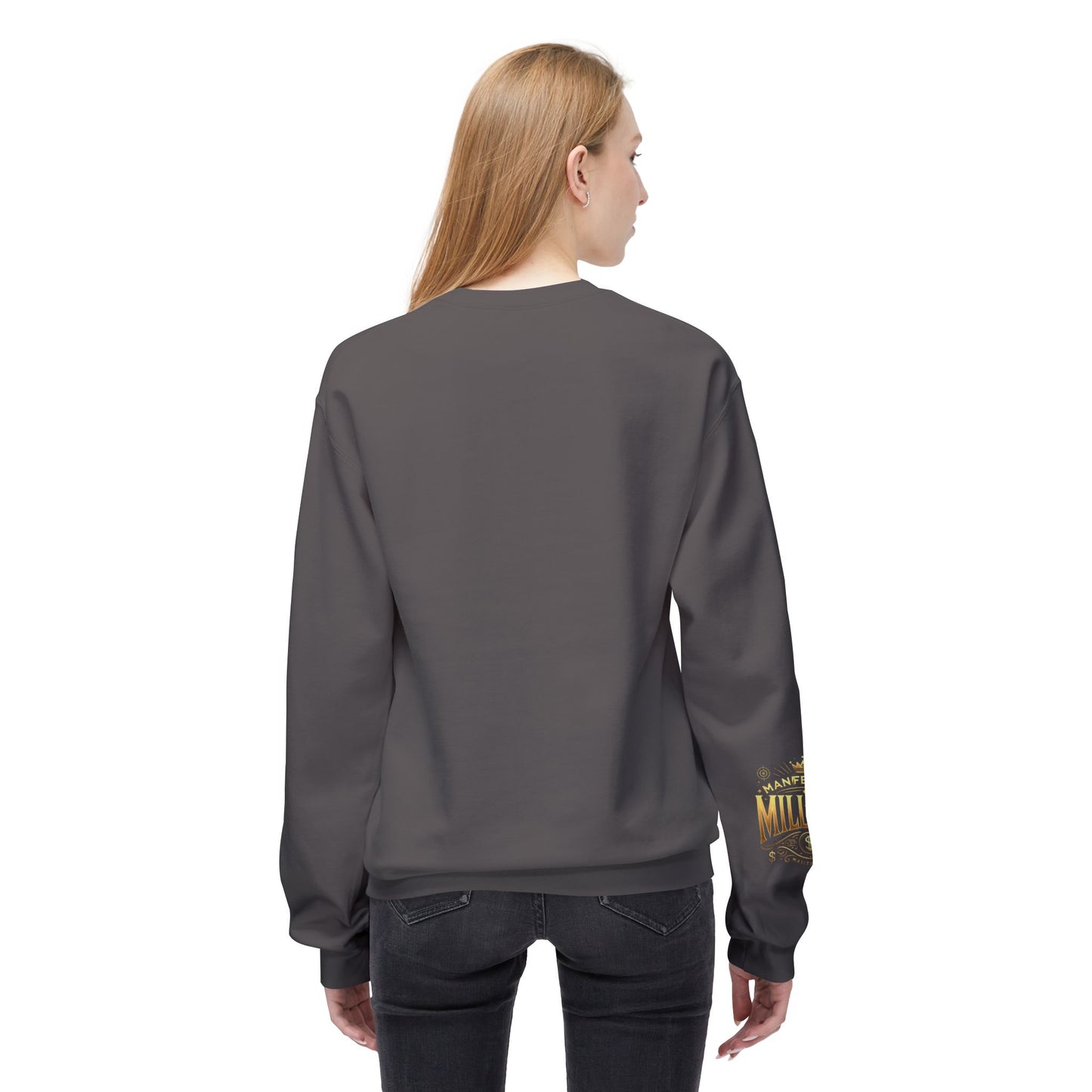 Manifesting Millions - Midweight Softstyle Fleece Crewneck Sweatshirt