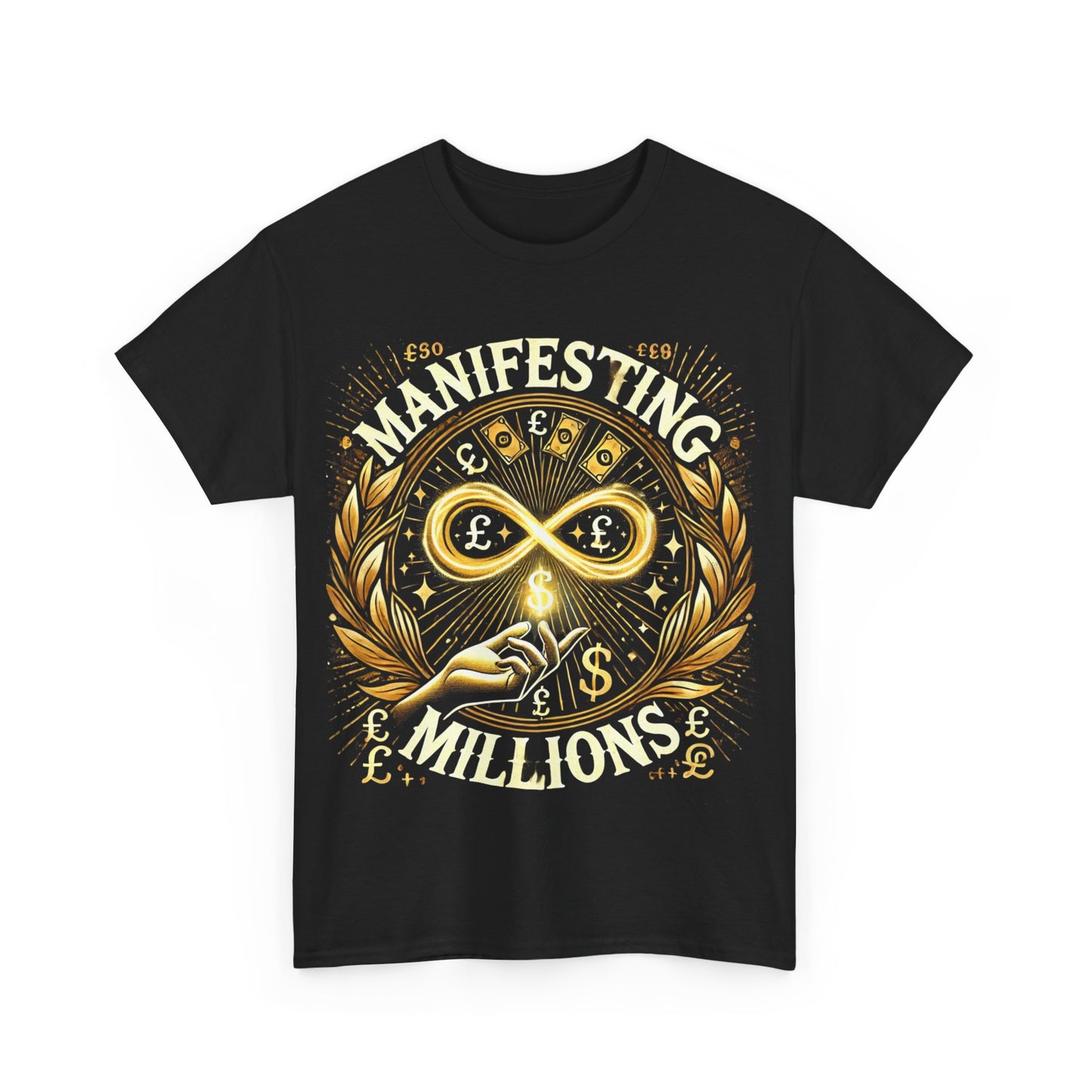 Manifesting Millions- Heavy Cotton T-Shirt