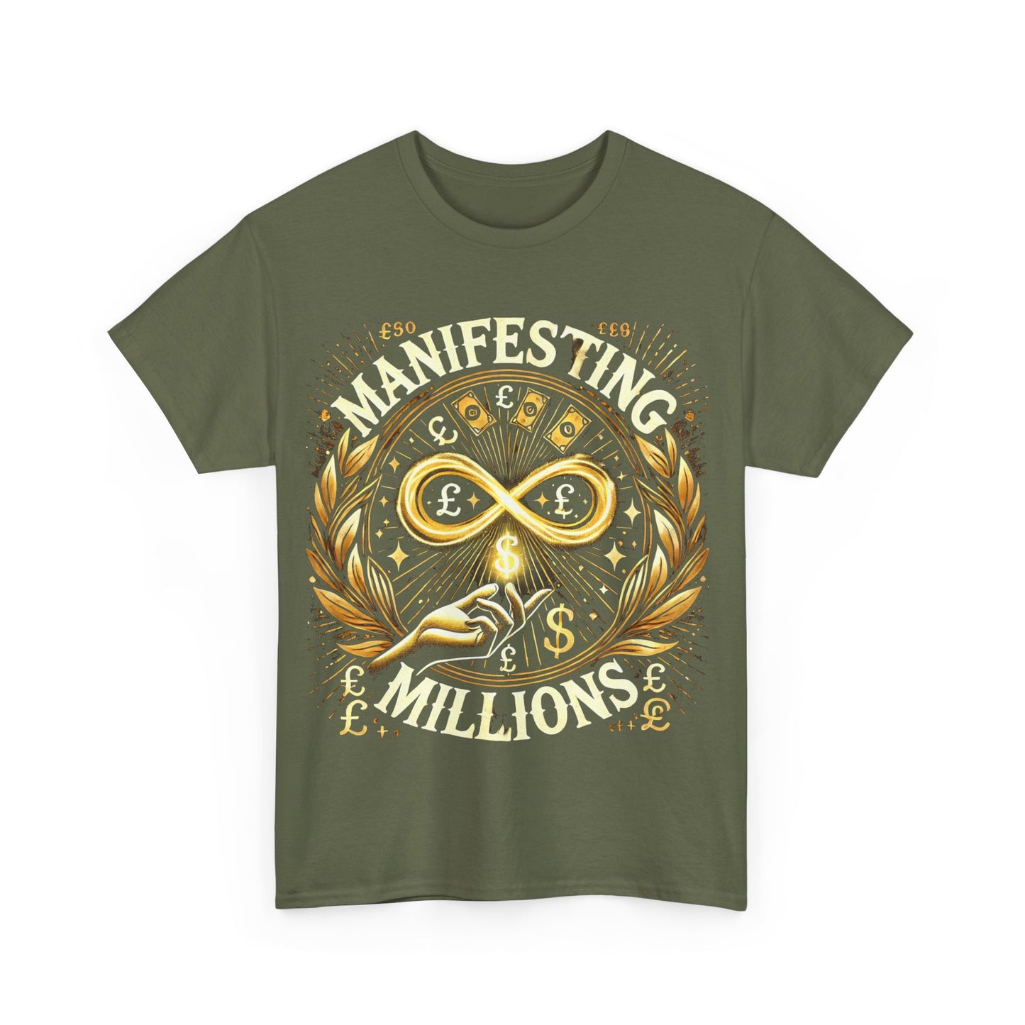 Manifesting Millions- Heavy Cotton T-Shirt
