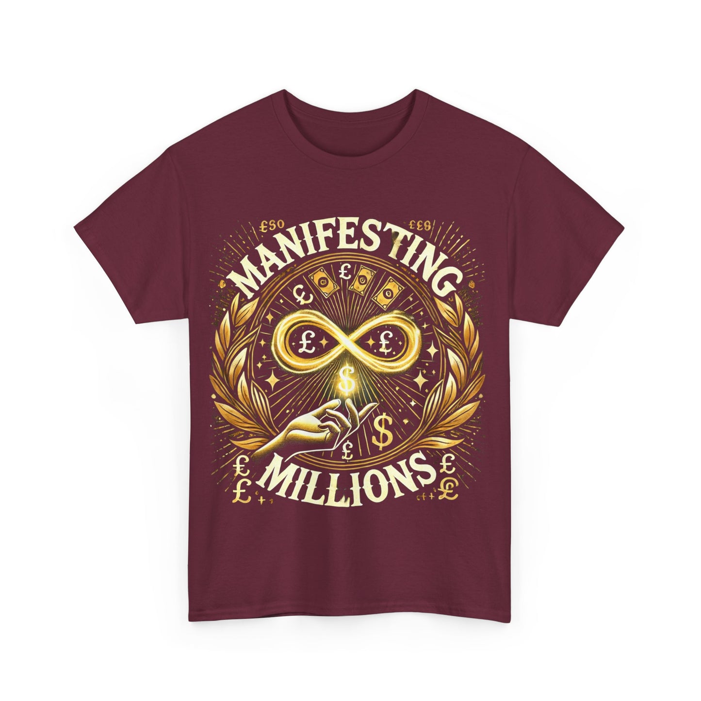 Manifesting Millions- Heavy Cotton T-Shirt