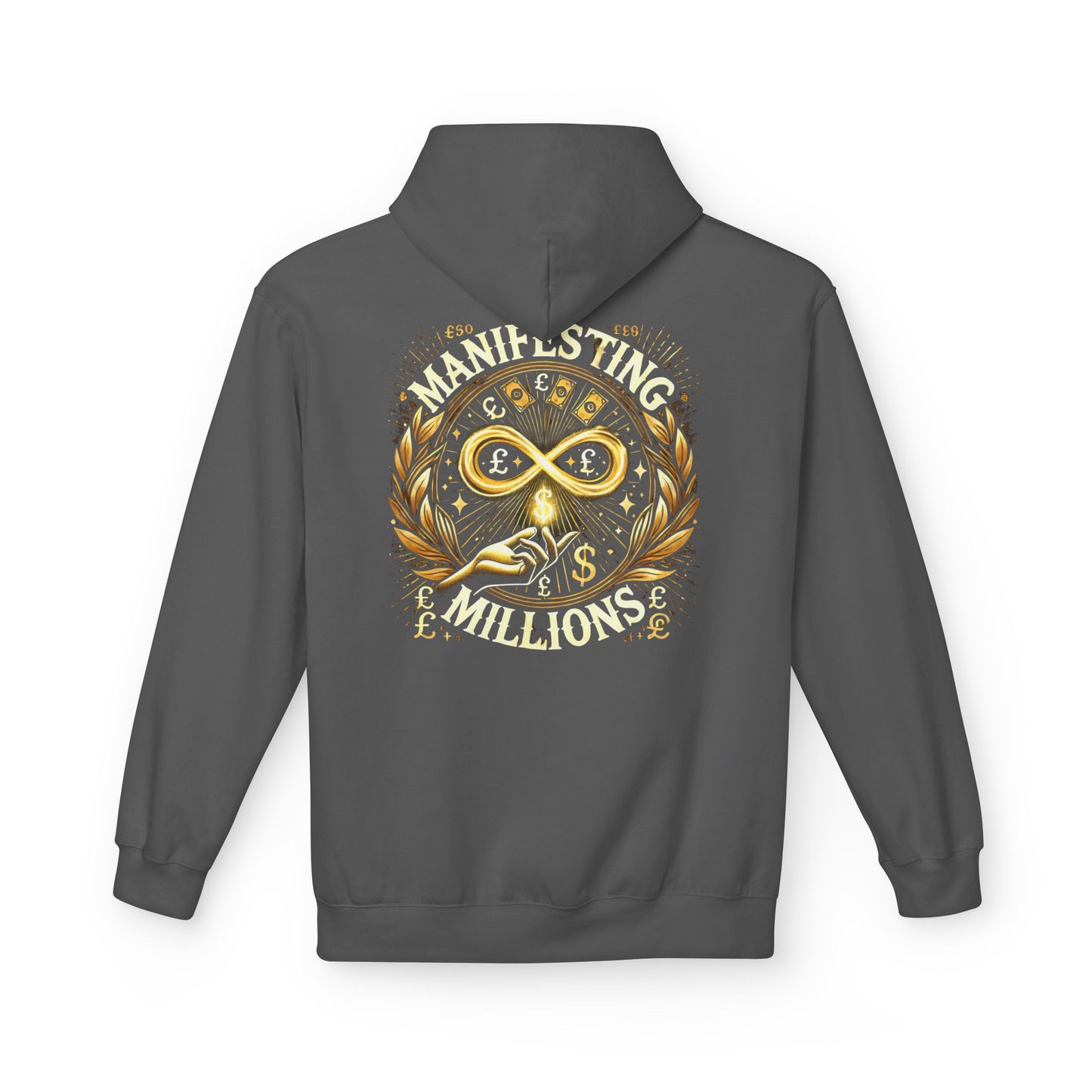 Manifesting Millions - Midweight Softstyle Fleece Hoodie