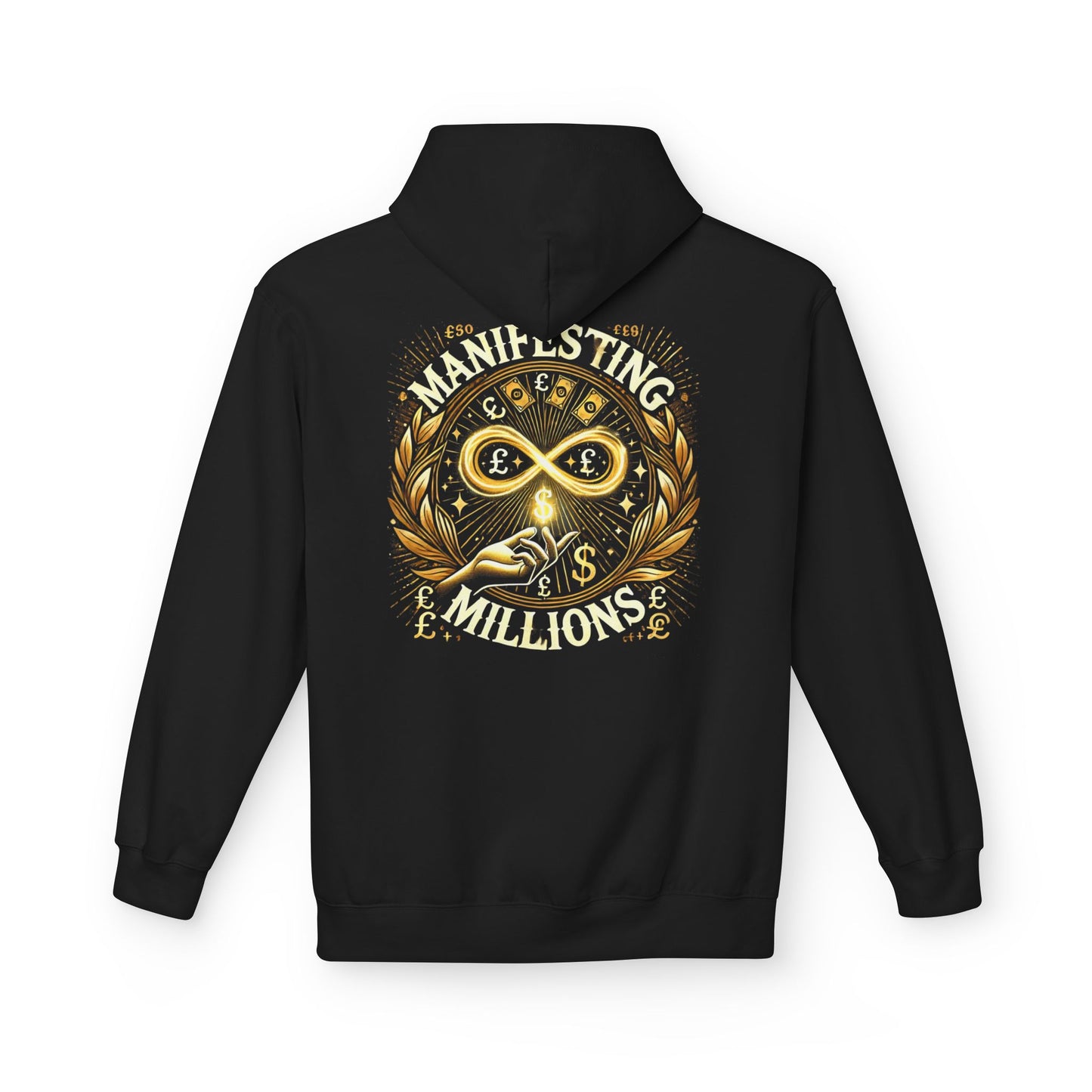 Manifesting Millions - Midweight Softstyle Fleece Hoodie