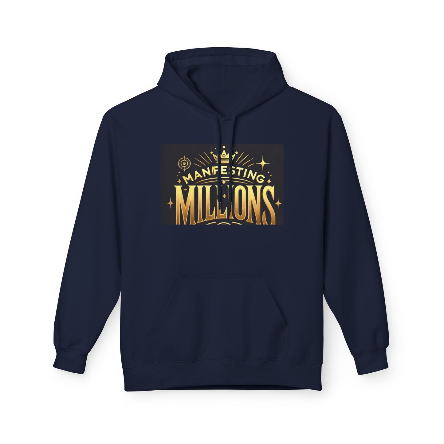 Manifesting Millions - Midweight Softstyle Fleece Hoodie