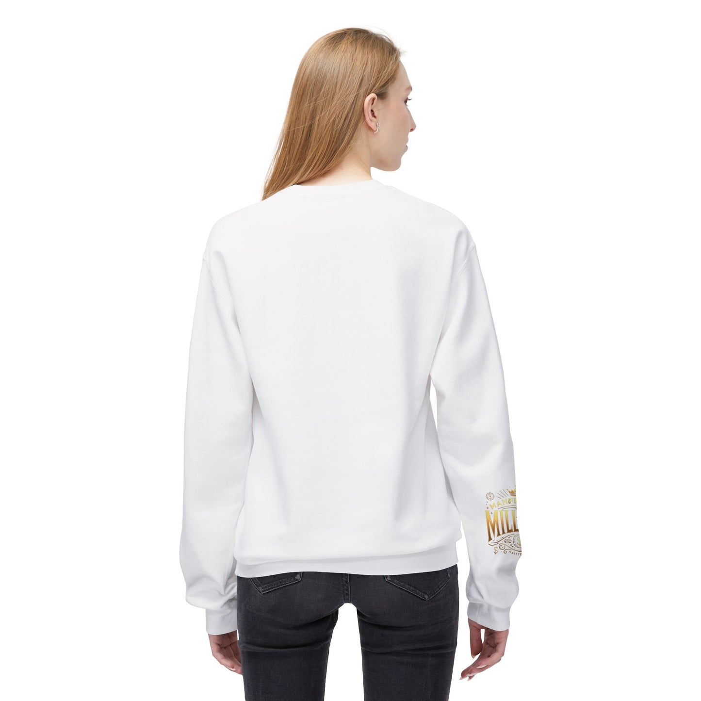 Manifesting Millions - Midweight Softstyle Fleece Crewneck Sweatshirt