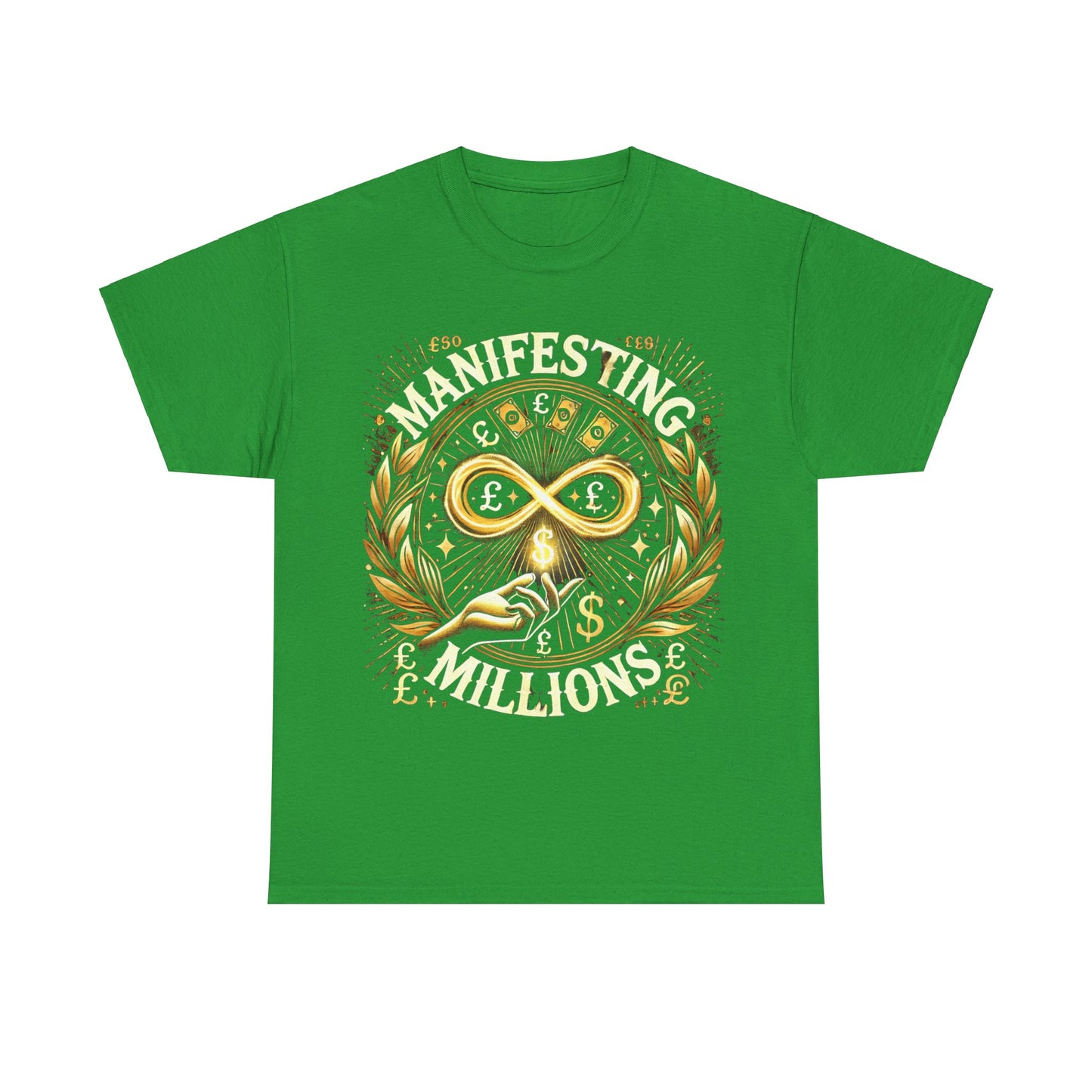 Manifesting Millions- Heavy Cotton T-Shirt