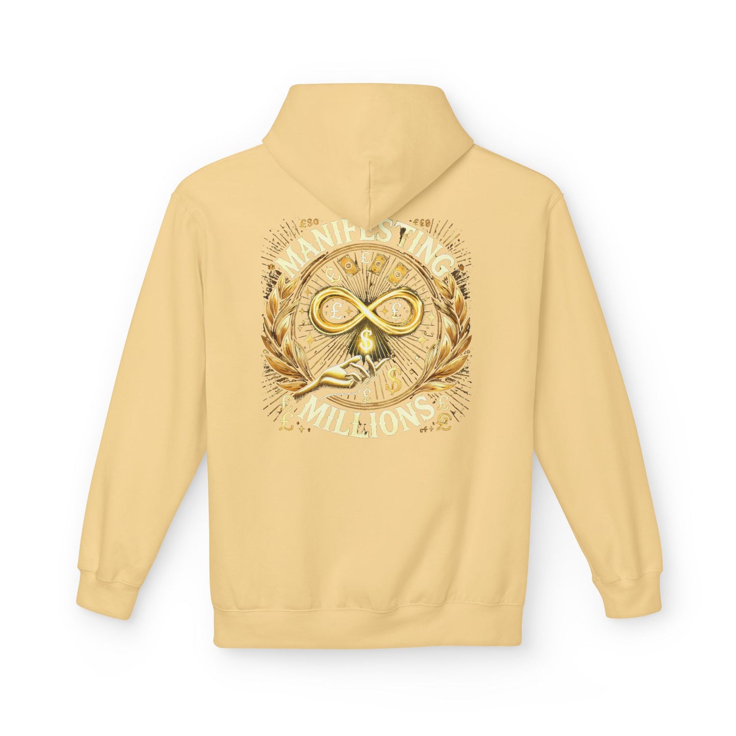 Manifesting Millions - Midweight Softstyle Fleece Hoodie