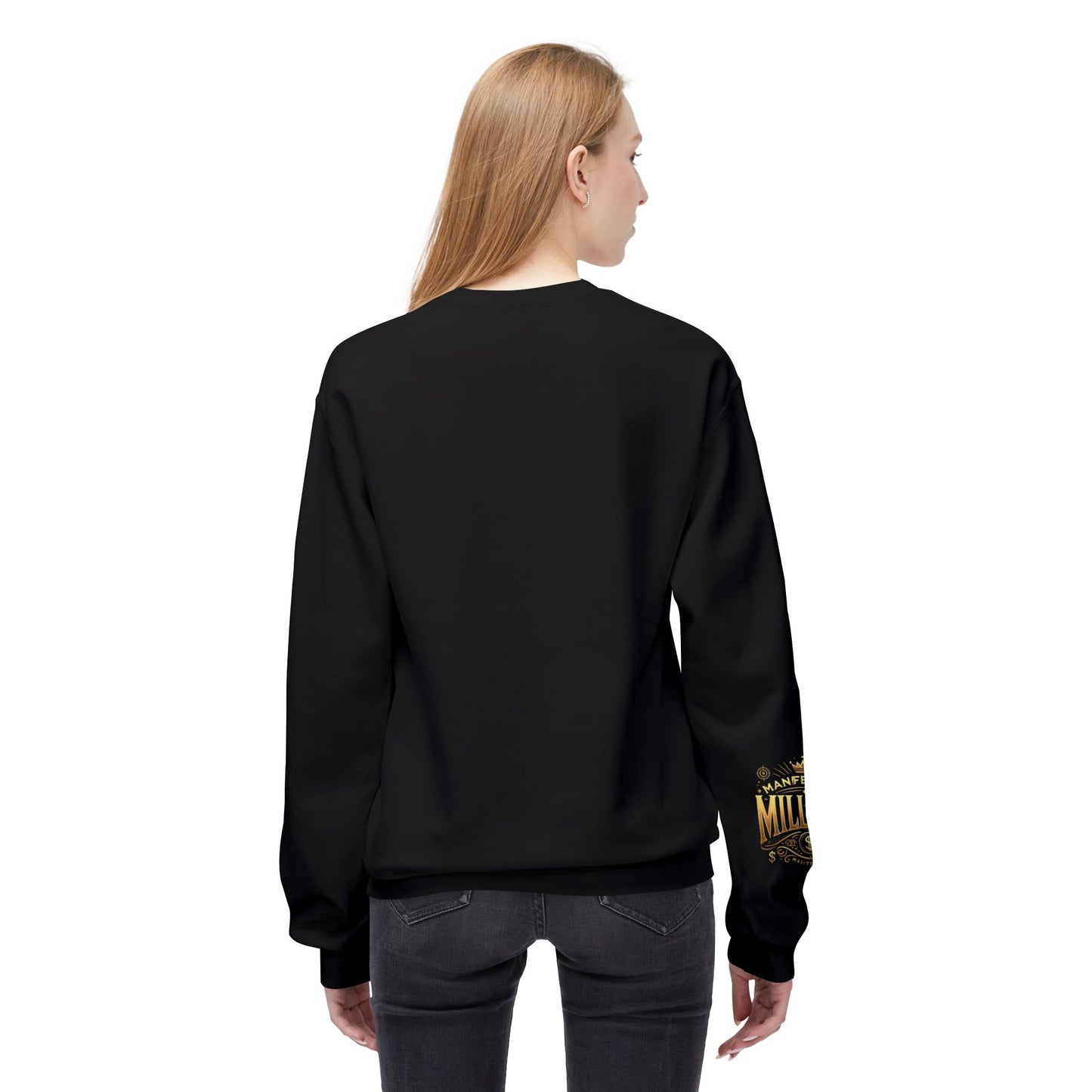 Manifesting Millions - Midweight Softstyle Fleece Crewneck Sweatshirt