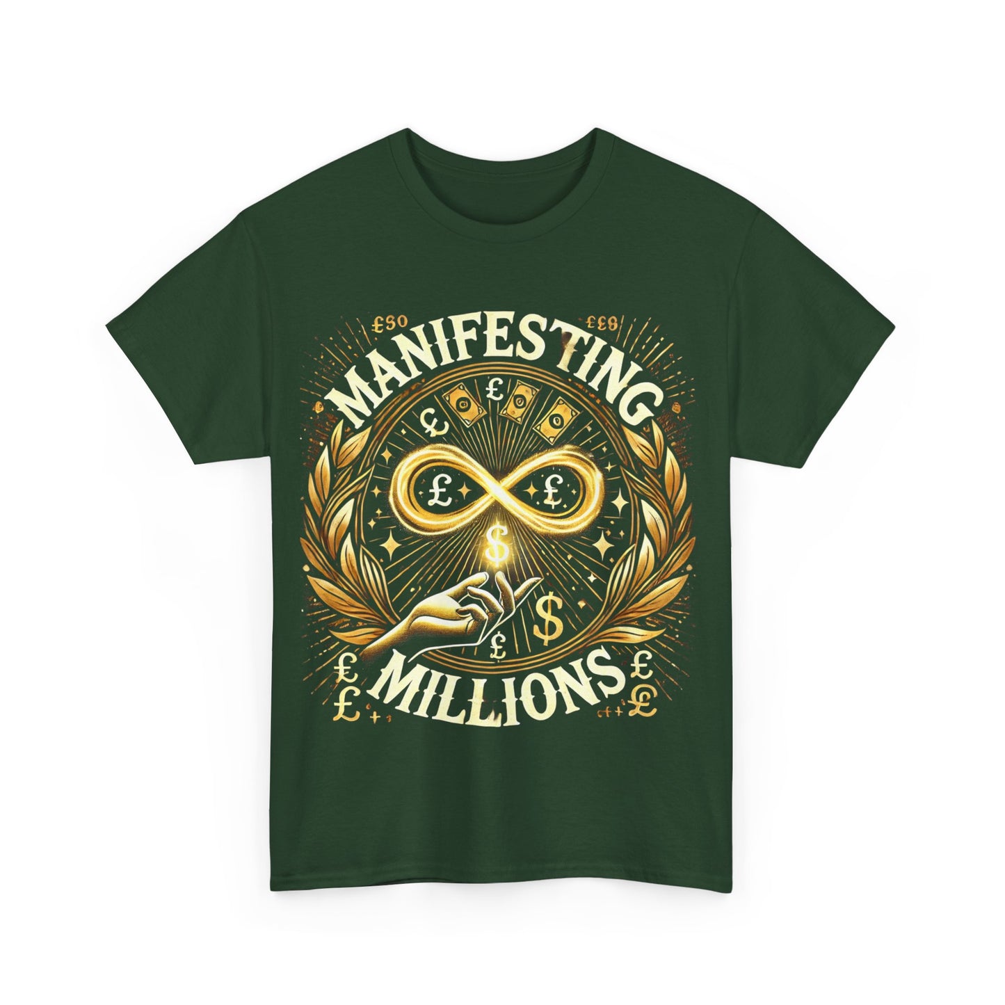 Manifesting Millions- Heavy Cotton T-Shirt