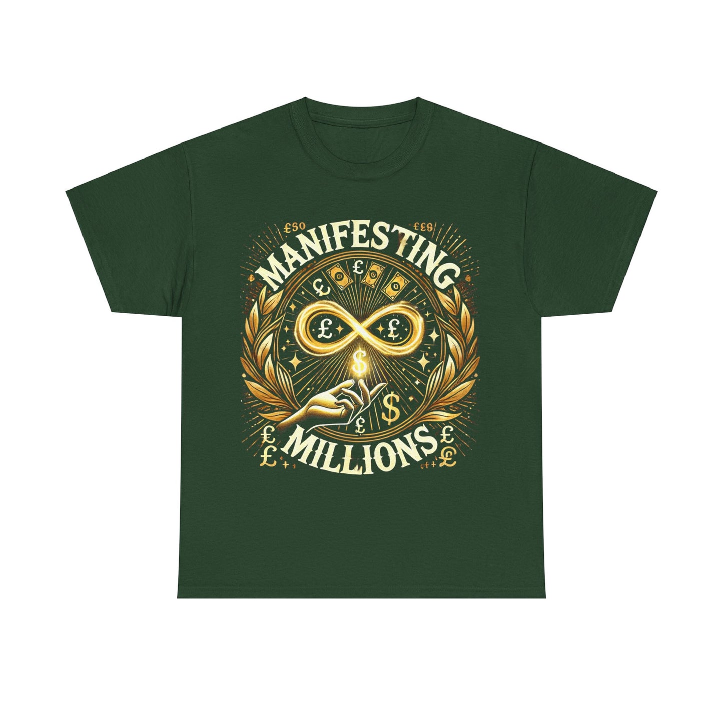 Manifesting Millions- Heavy Cotton T-Shirt