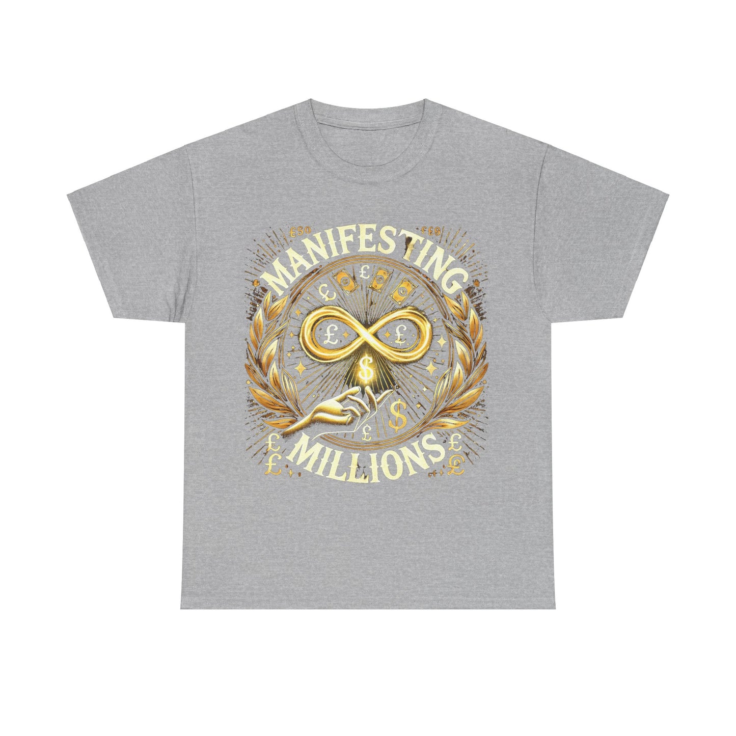 Manifesting Millions- Heavy Cotton T-Shirt