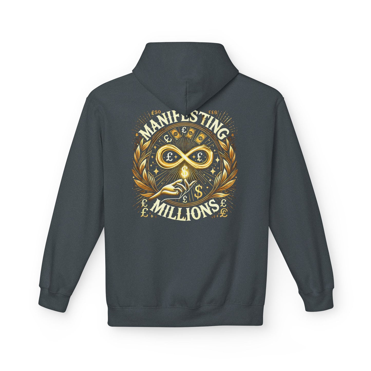 Manifesting Millions - Midweight Softstyle Fleece Hoodie