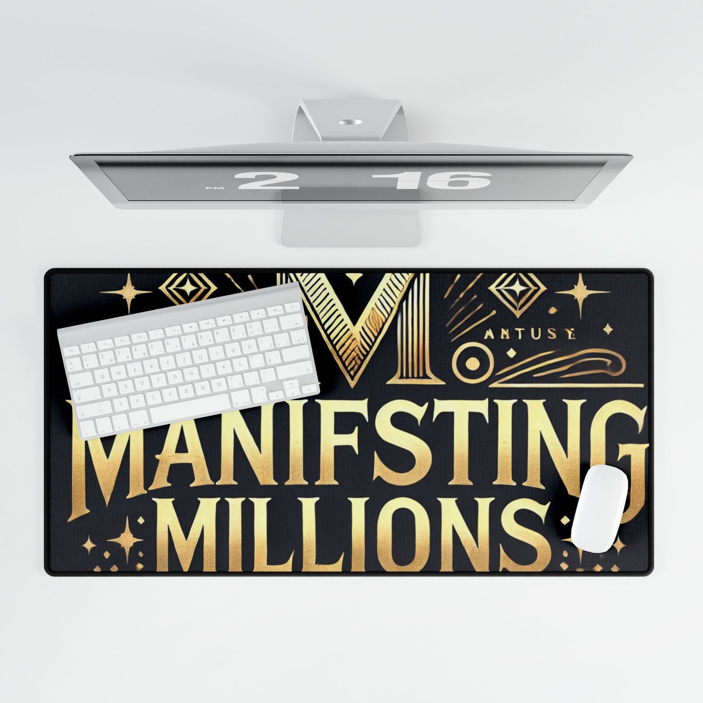 Manifesting Millions- Desk Mat