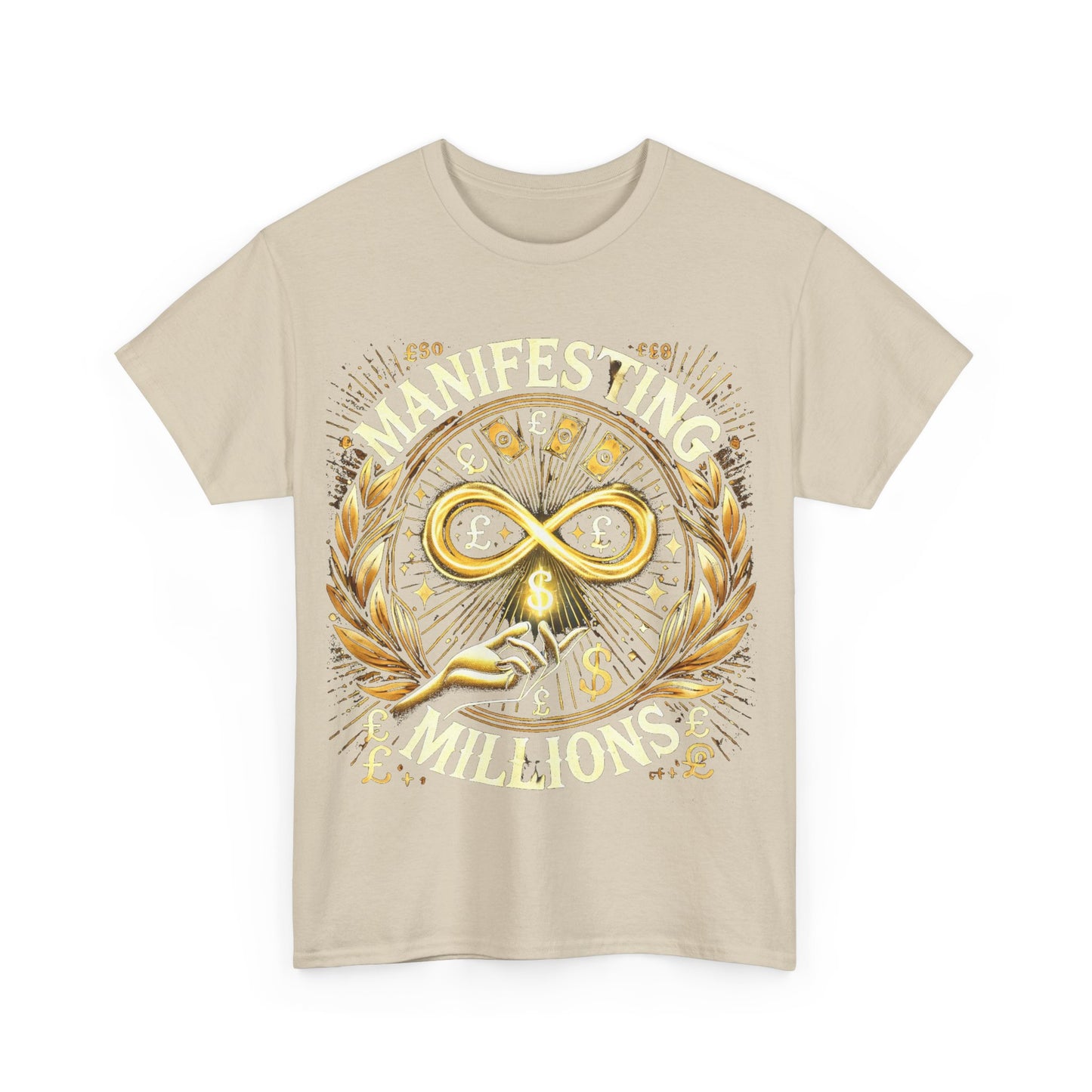 Manifesting Millions- Heavy Cotton T-Shirt