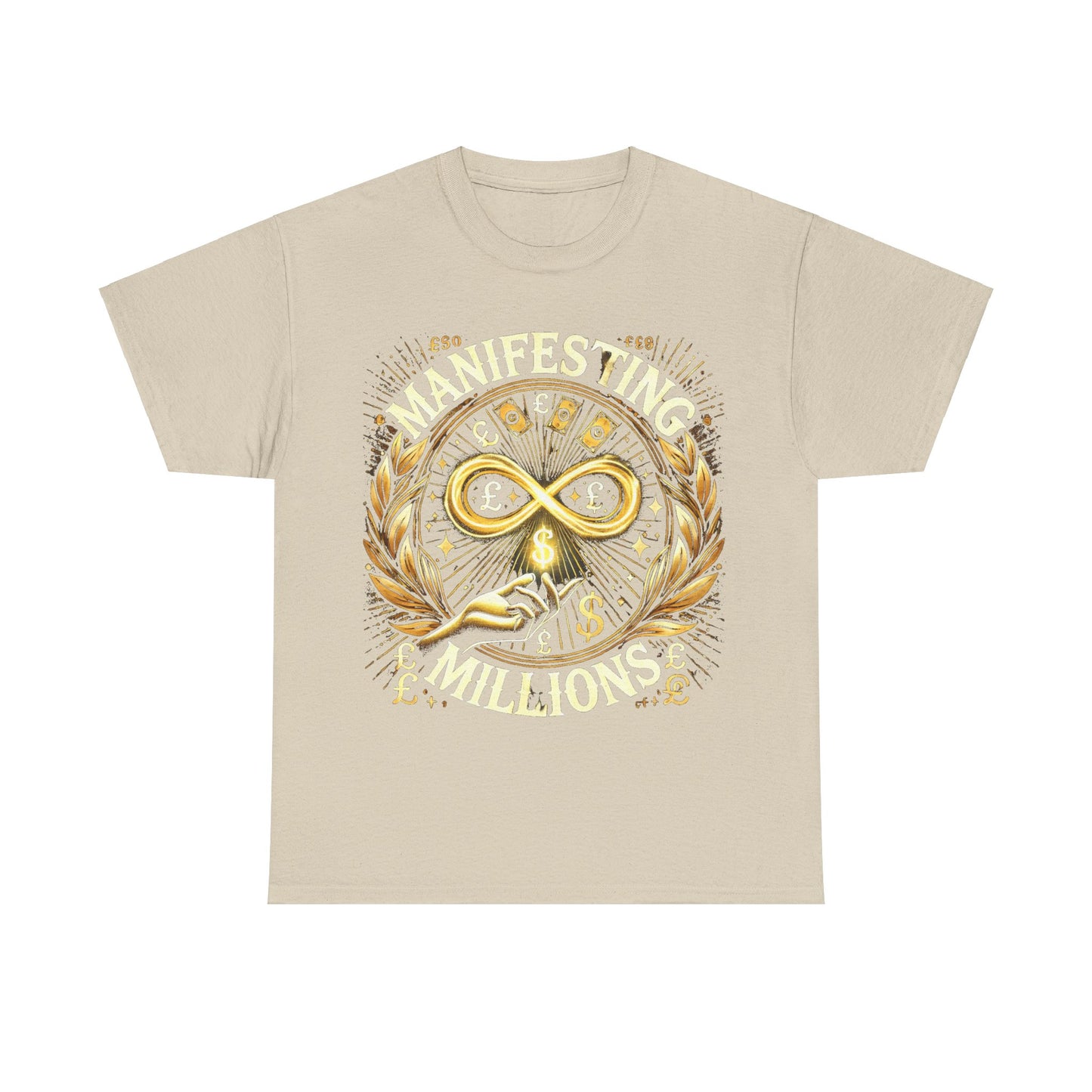 Manifesting Millions- Heavy Cotton T-Shirt