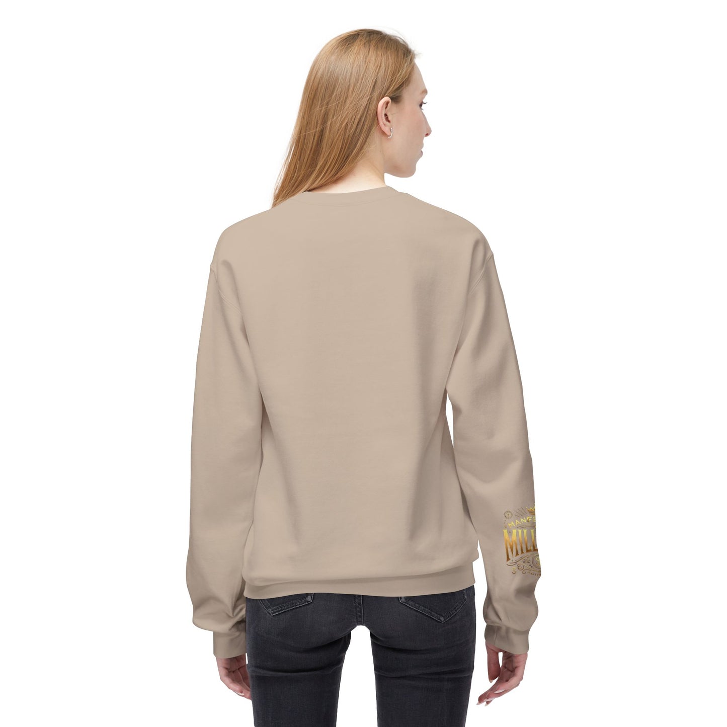 Manifesting Millions - Midweight Softstyle Fleece Crewneck Sweatshirt