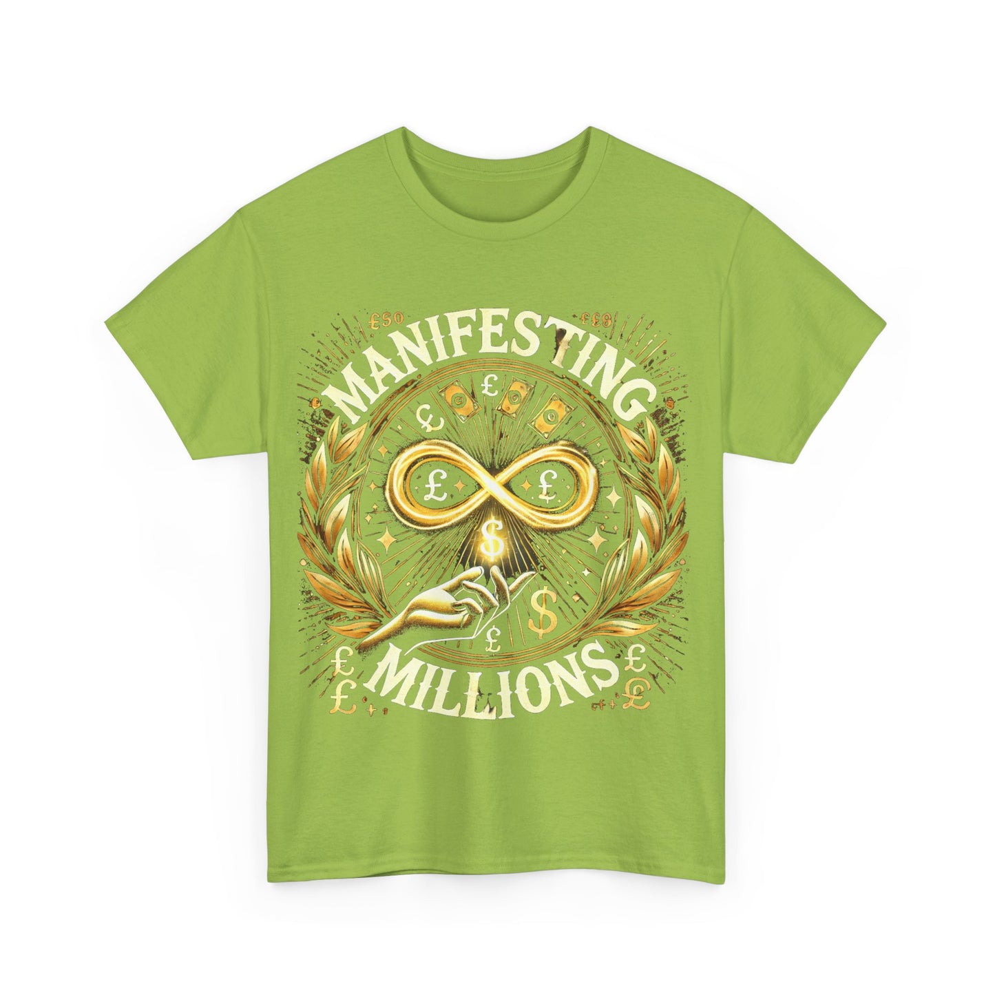 Manifesting Millions- Heavy Cotton T-Shirt