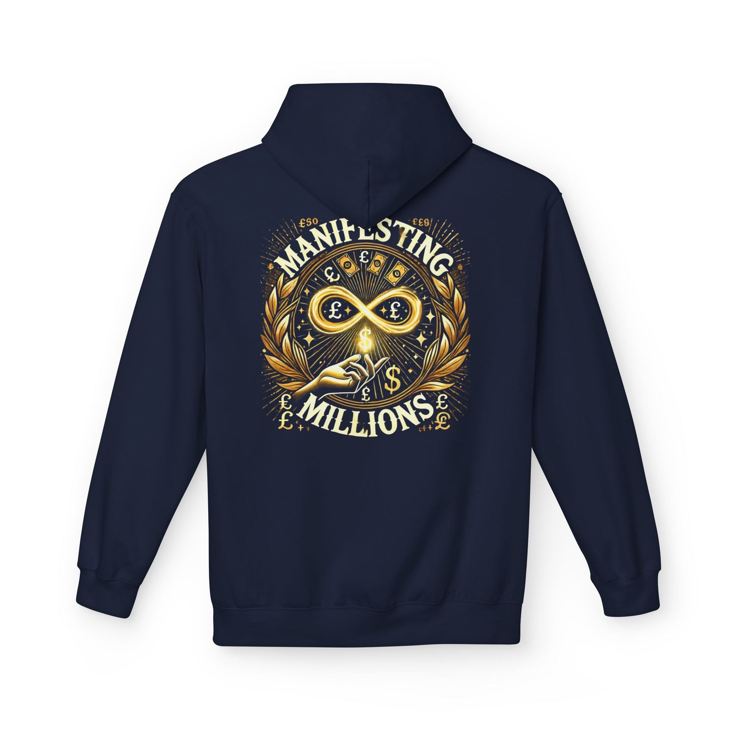 Manifesting Millions - Midweight Softstyle Fleece Hoodie