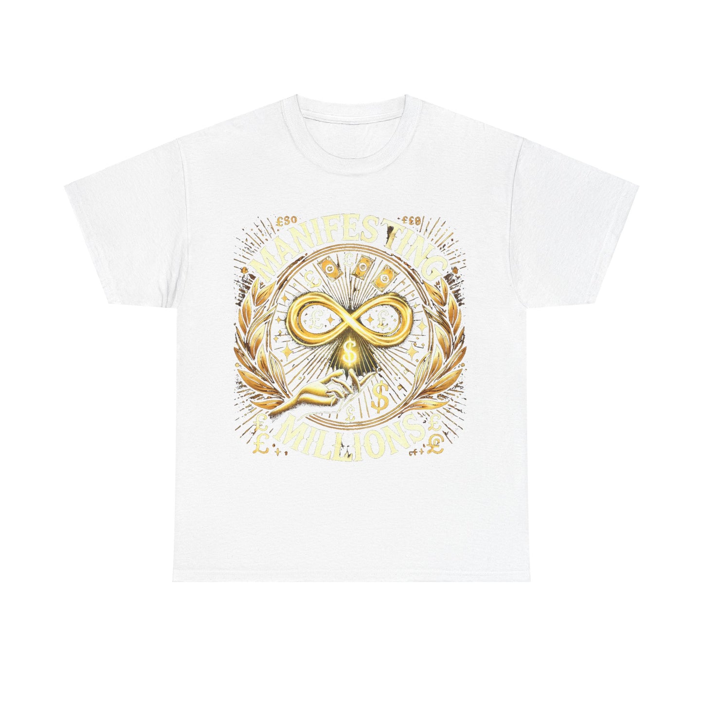 Manifesting Millions- Heavy Cotton T-Shirt