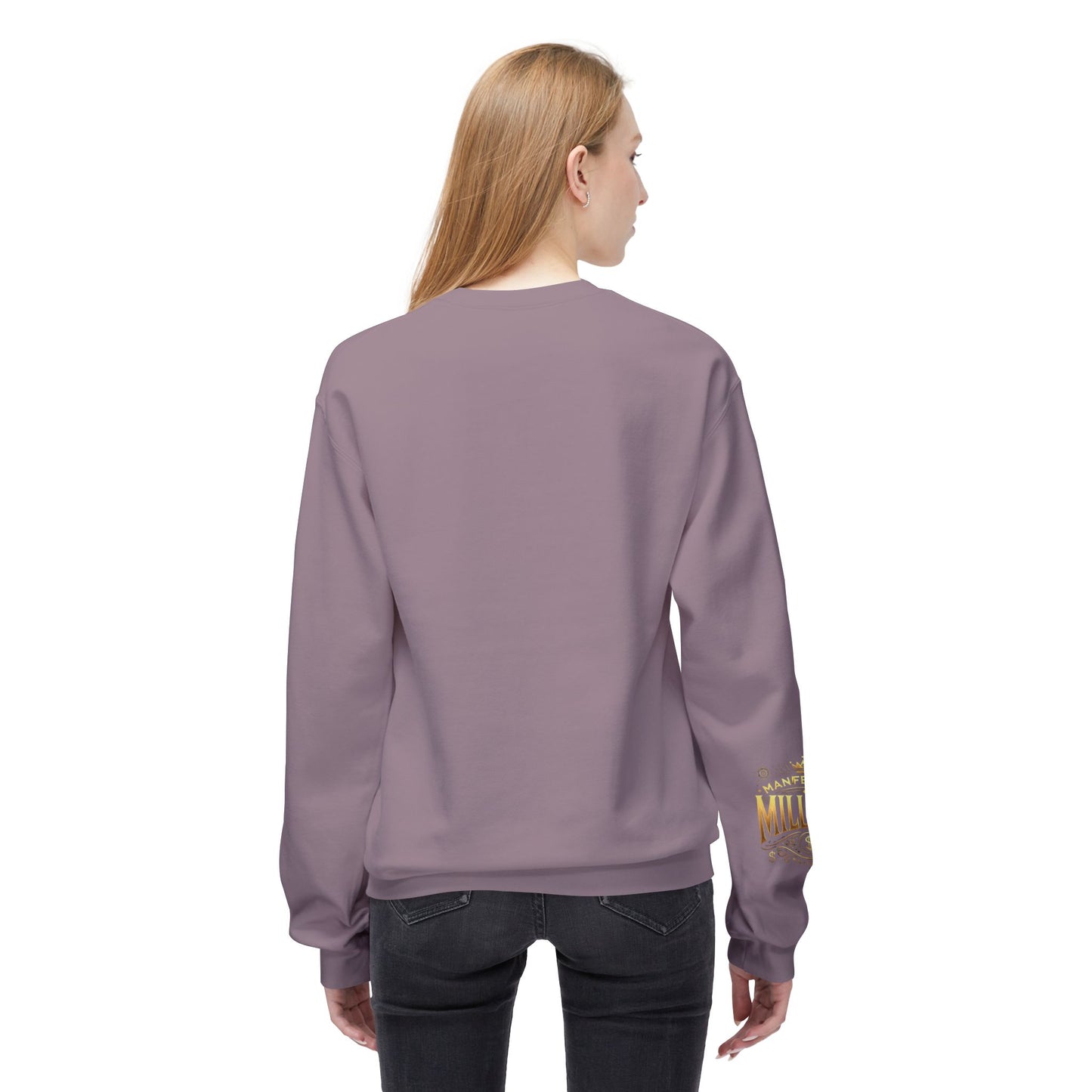 Manifesting Millions - Midweight Softstyle Fleece Crewneck Sweatshirt