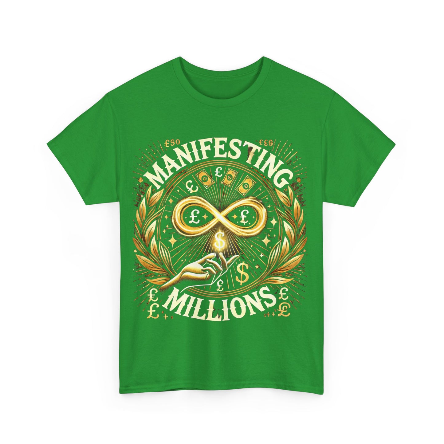 Manifesting Millions- Heavy Cotton T-Shirt