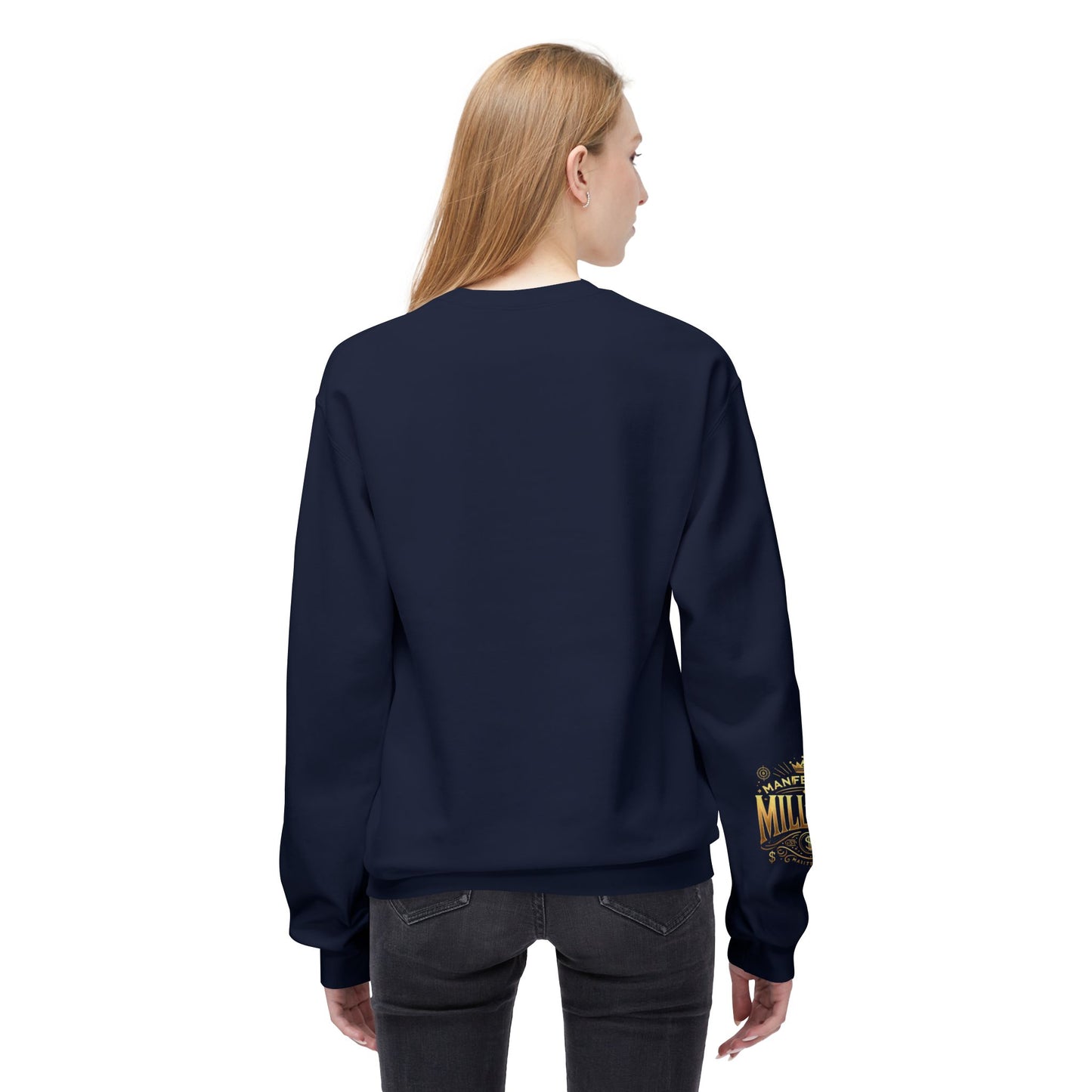 Manifesting Millions - Midweight Softstyle Fleece Crewneck Sweatshirt