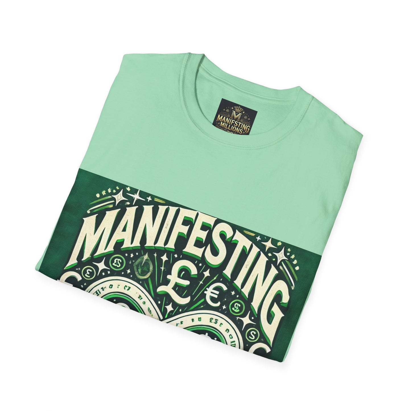 Manifesting Millions - T-shirt unisexe à manches courtes