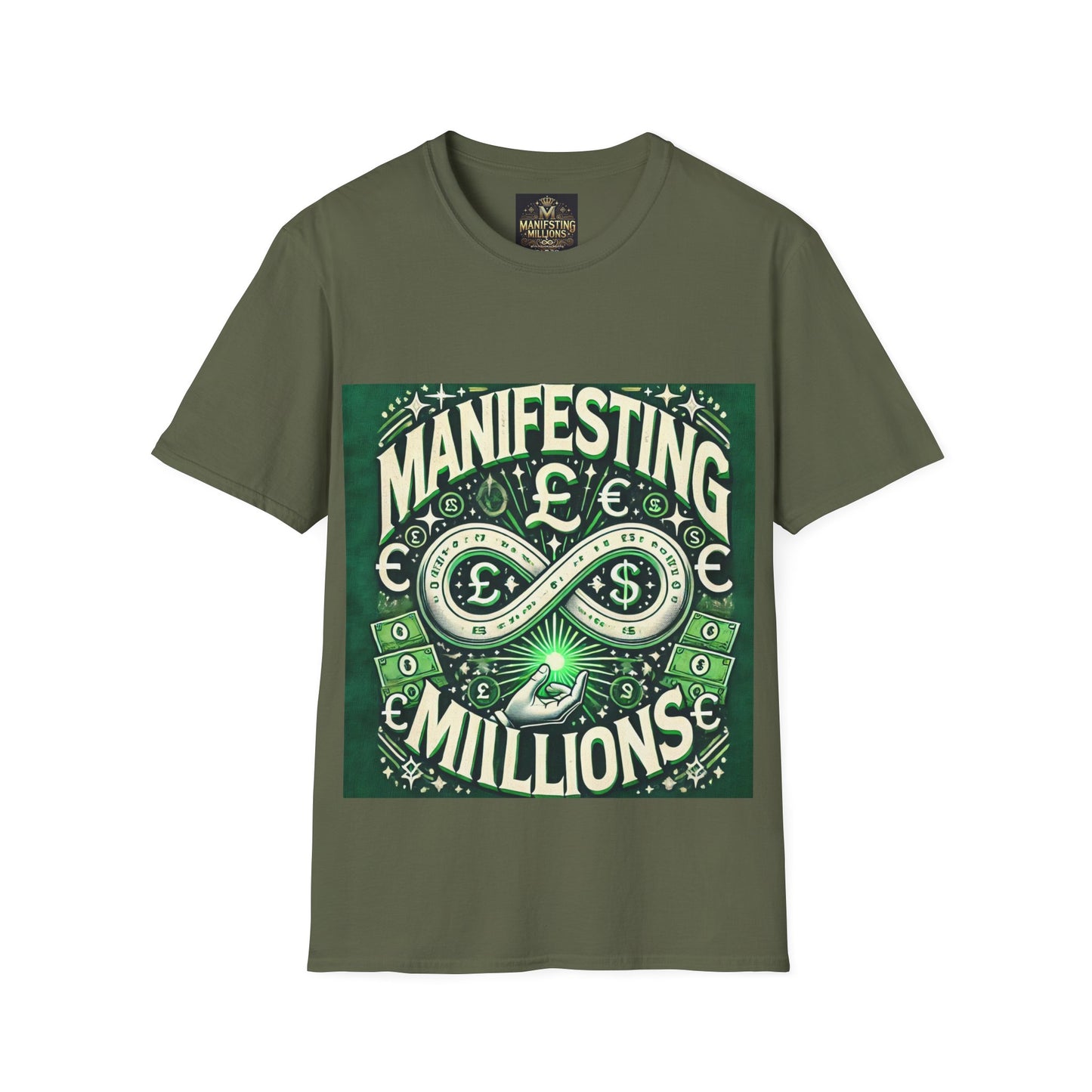 Manifesting Millions - T-shirt unisexe à manches courtes