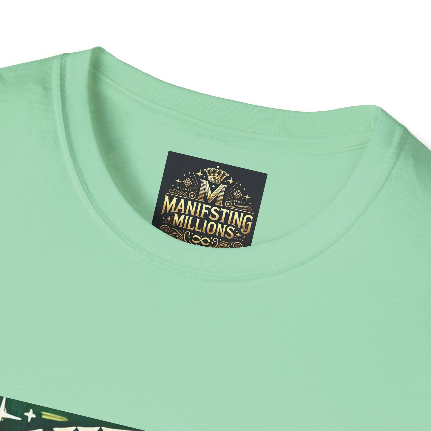 Manifesting Millions - T-shirt unisexe à manches courtes
