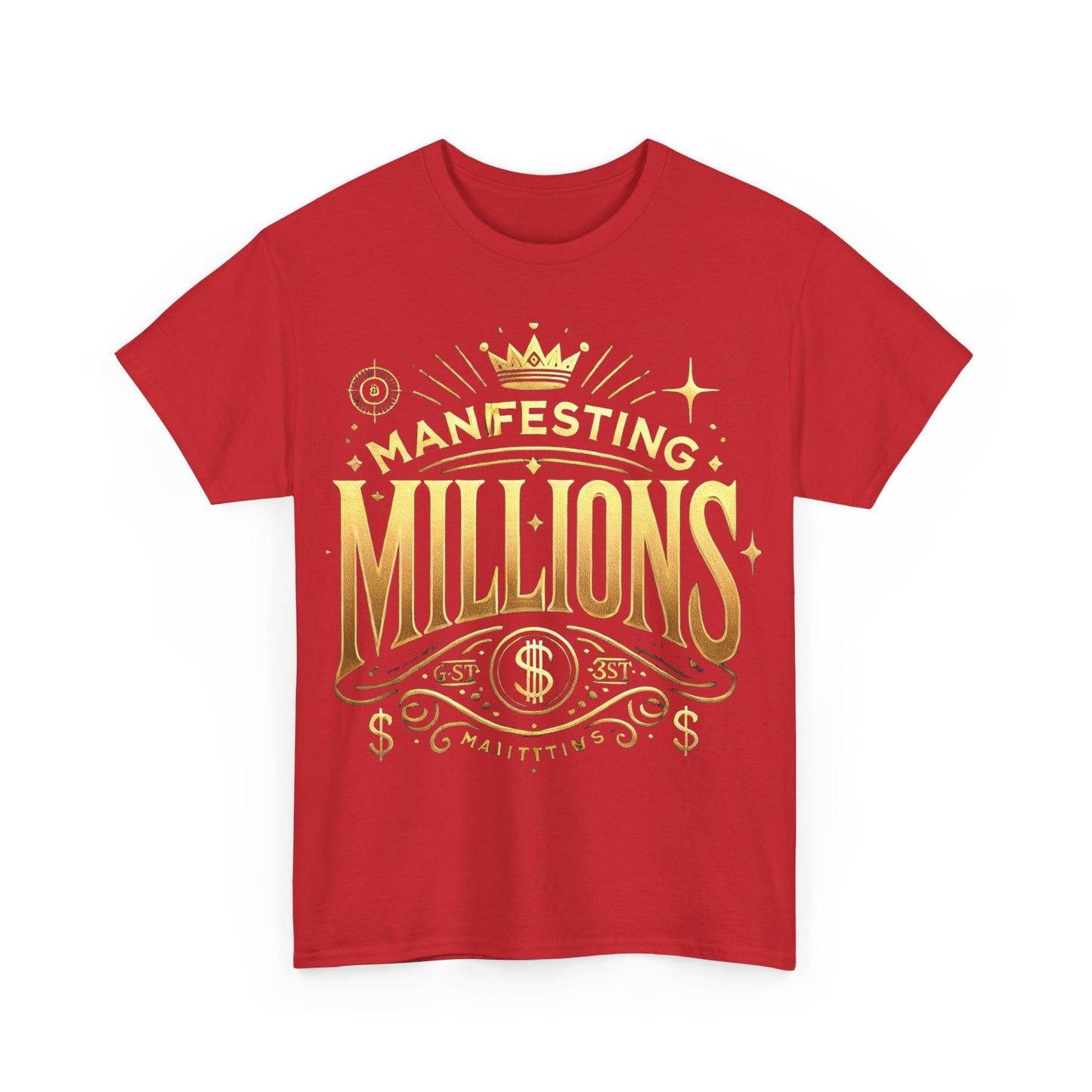 Manifesting Millions- Heavy Cotton T-Shirt