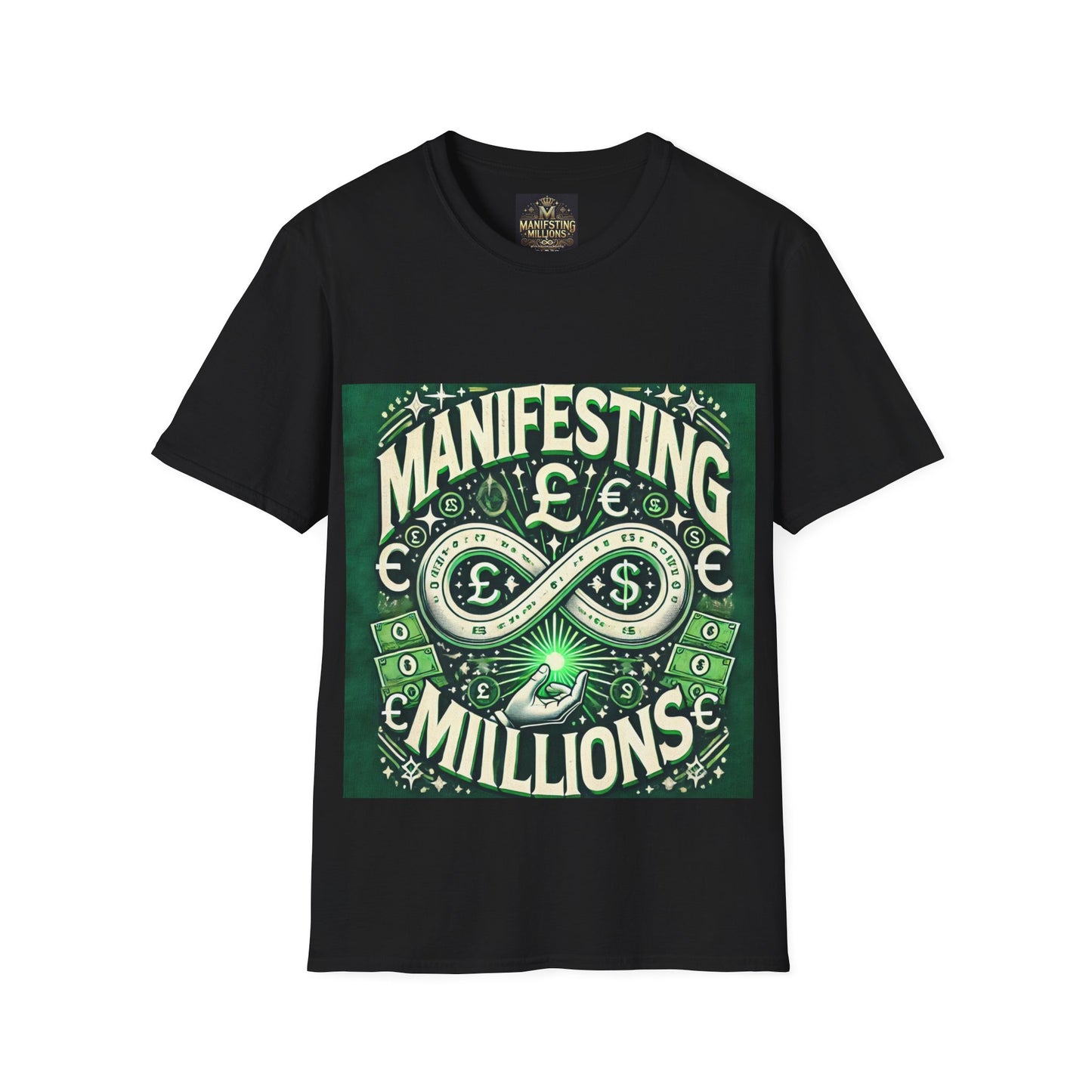 Manifesting Millions - T-shirt unisexe à manches courtes