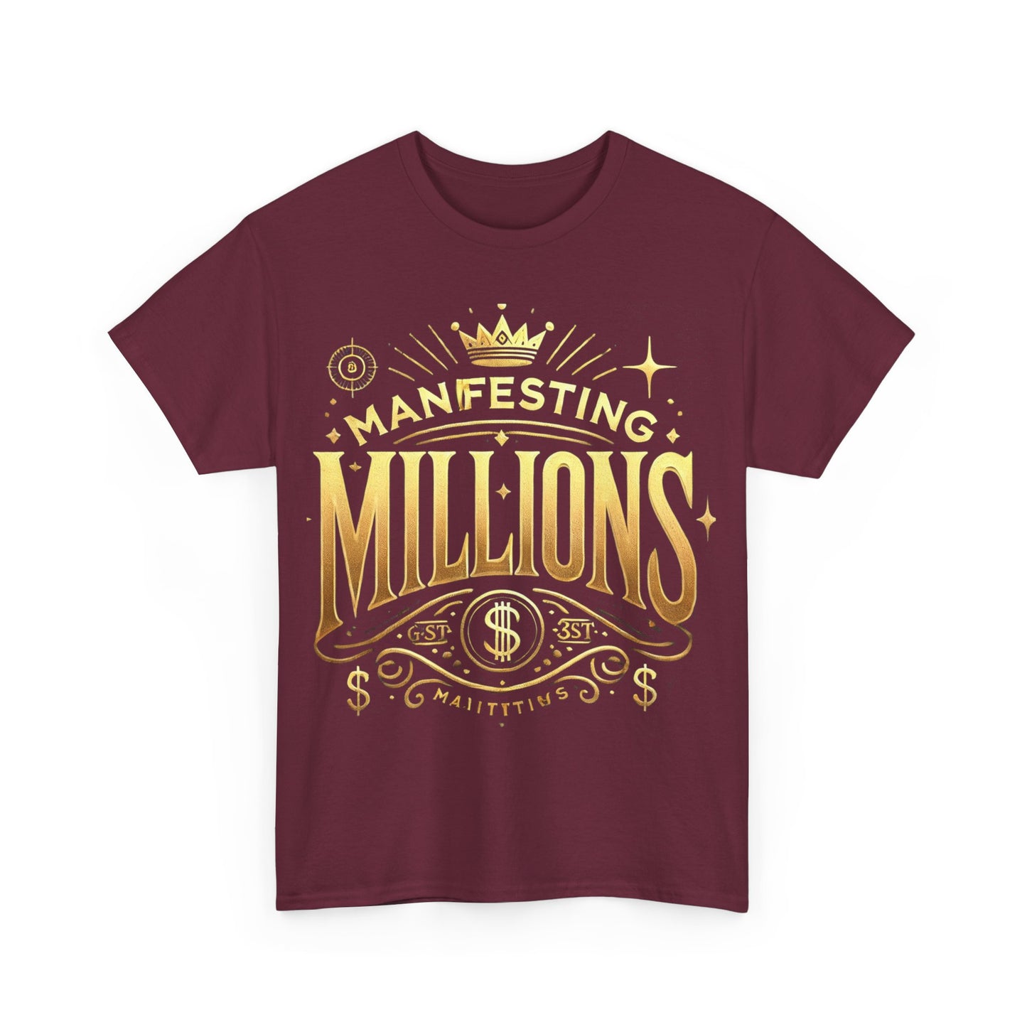Manifesting Millions- Heavy Cotton T-Shirt
