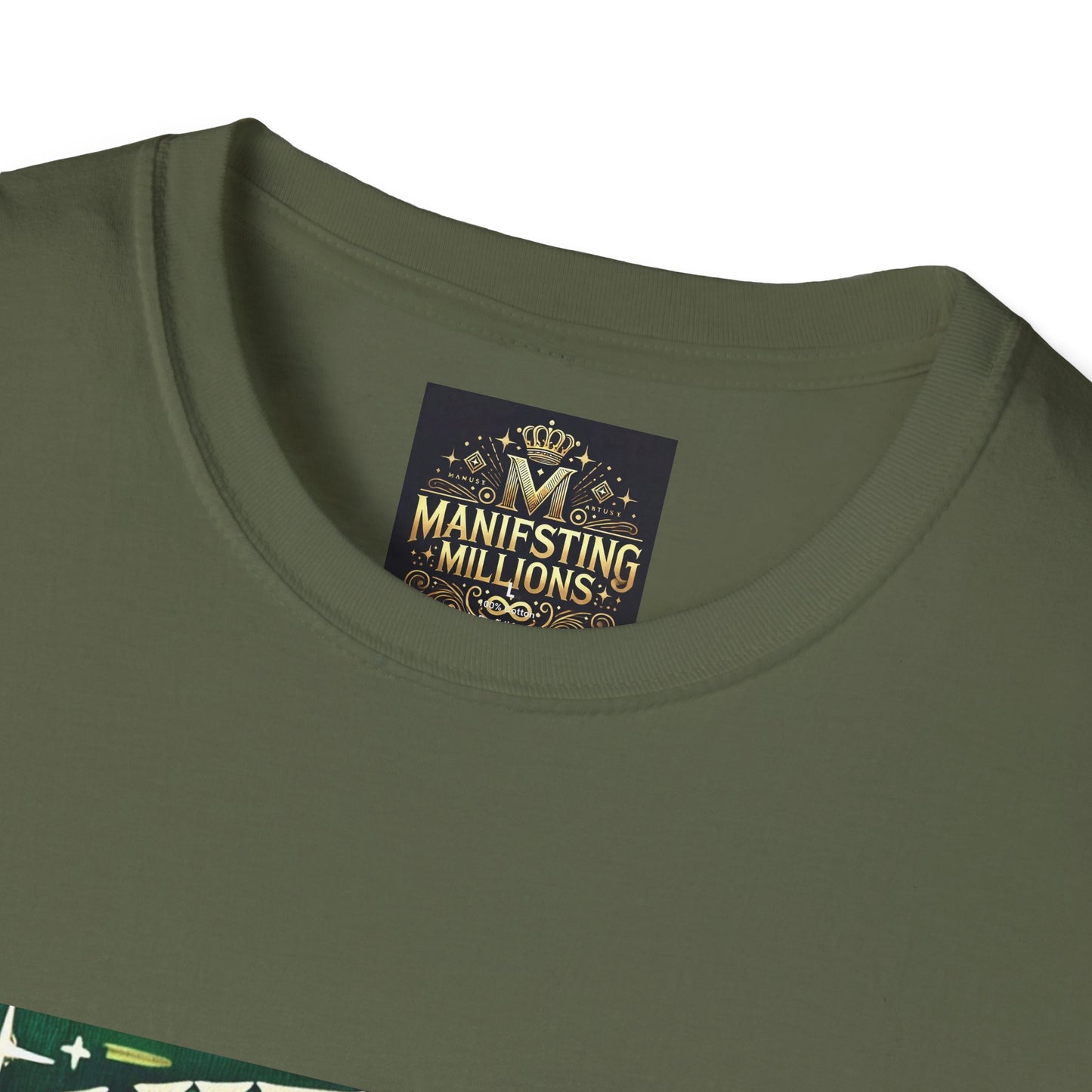 Manifesting Millions - T-shirt unisexe à manches courtes