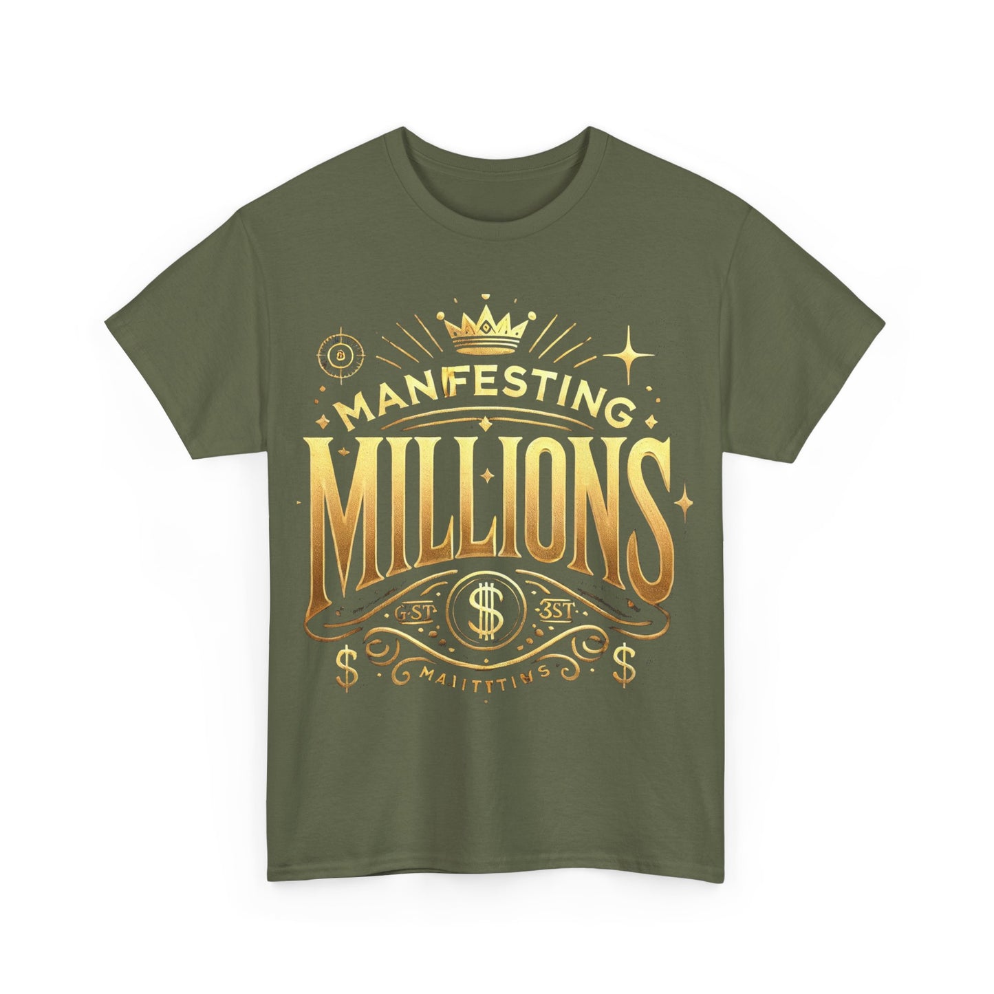 Manifesting Millions- Heavy Cotton T-Shirt