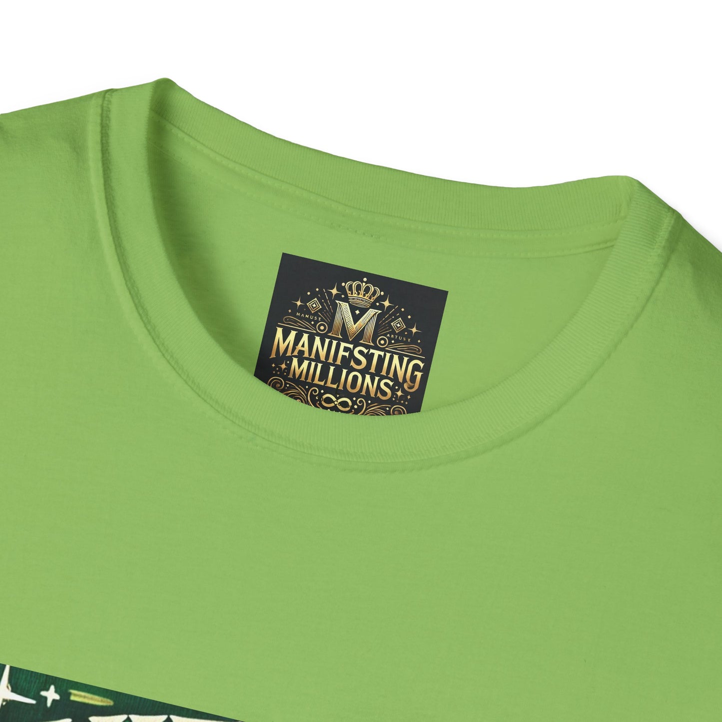 Manifesting Millions - T-shirt unisexe à manches courtes