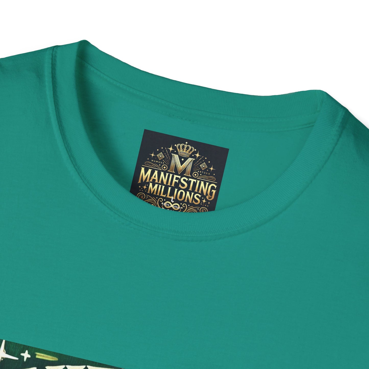 Manifesting Millions - T-shirt unisexe à manches courtes