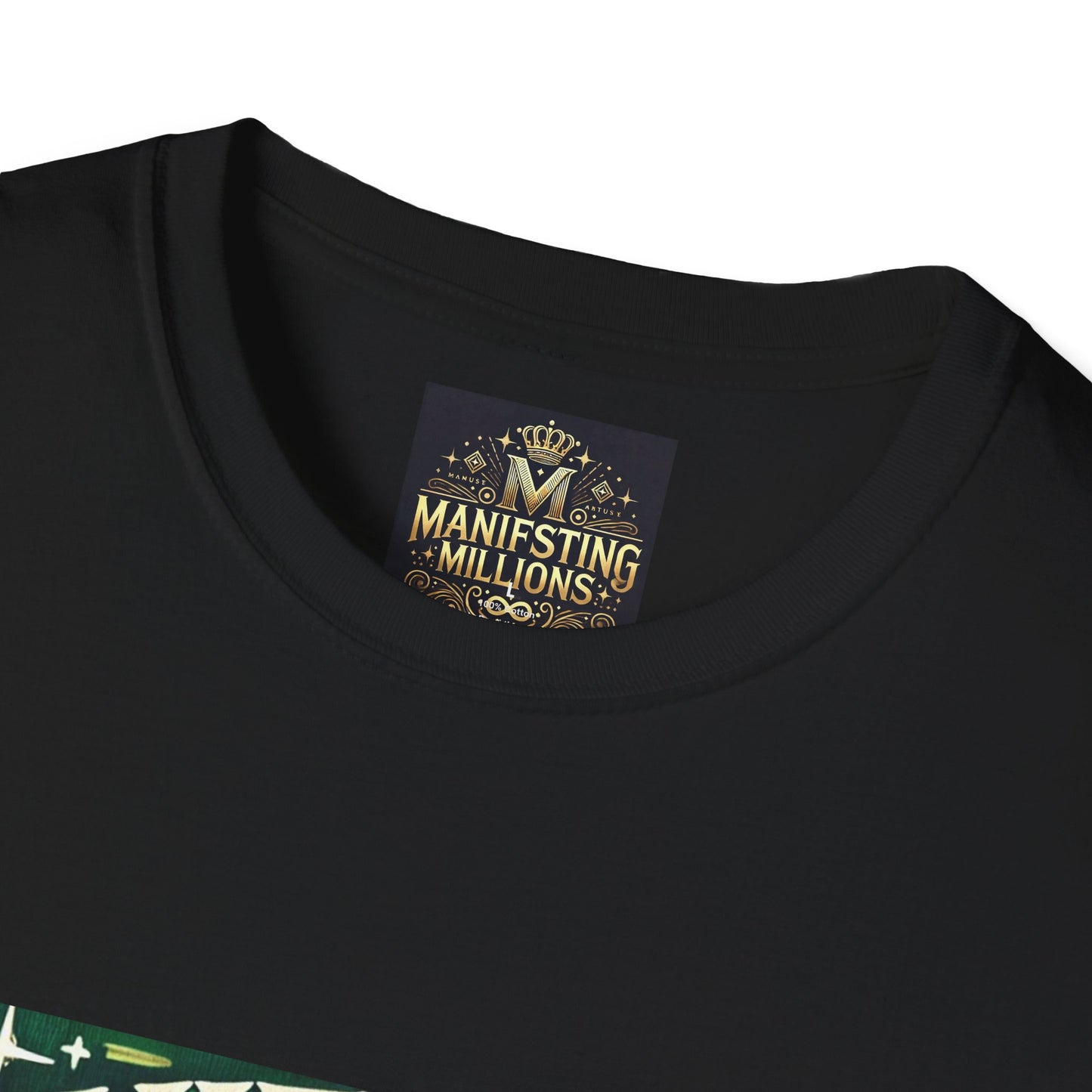 Manifesting Millions - T-shirt unisexe à manches courtes