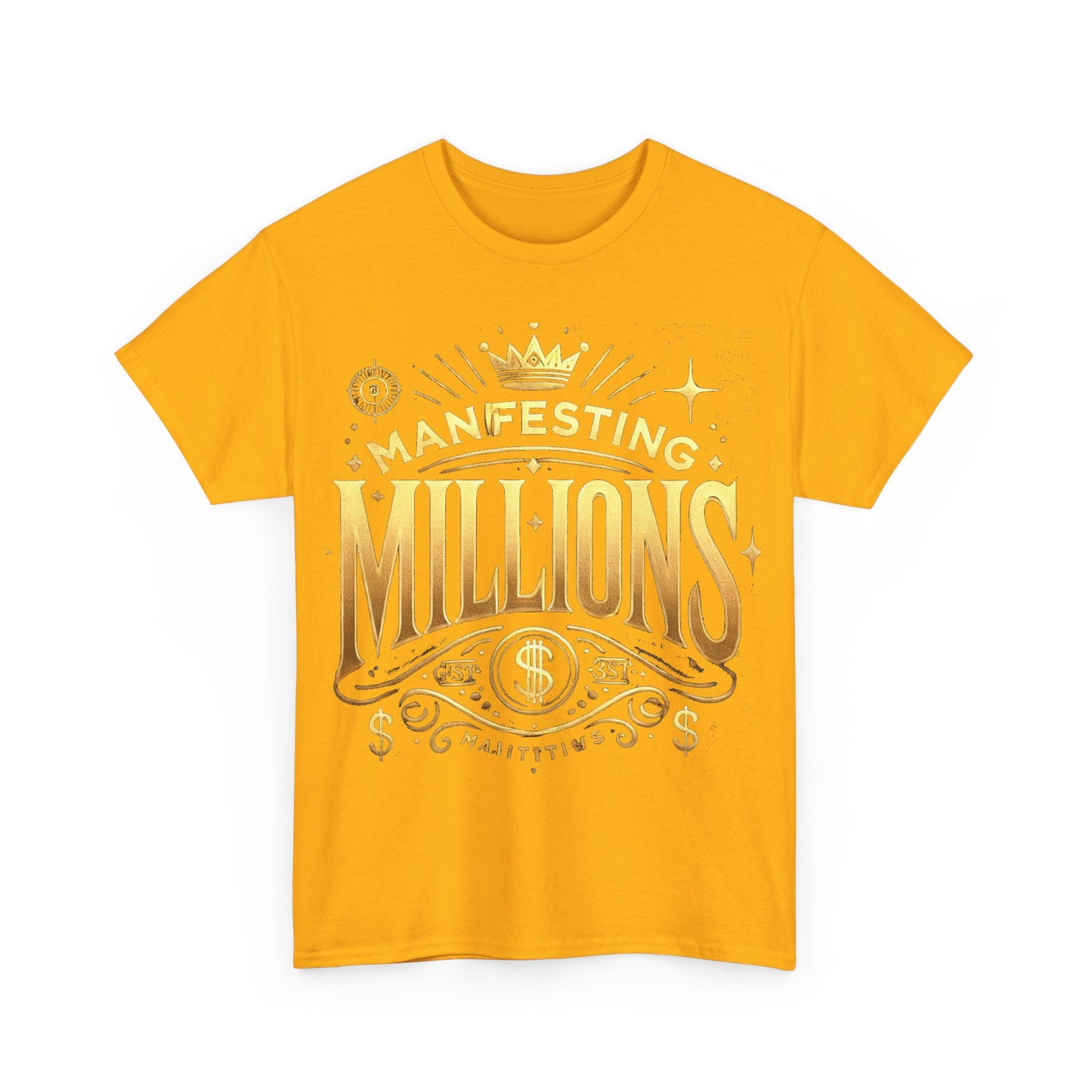 Manifesting Millions- Heavy Cotton T-Shirt