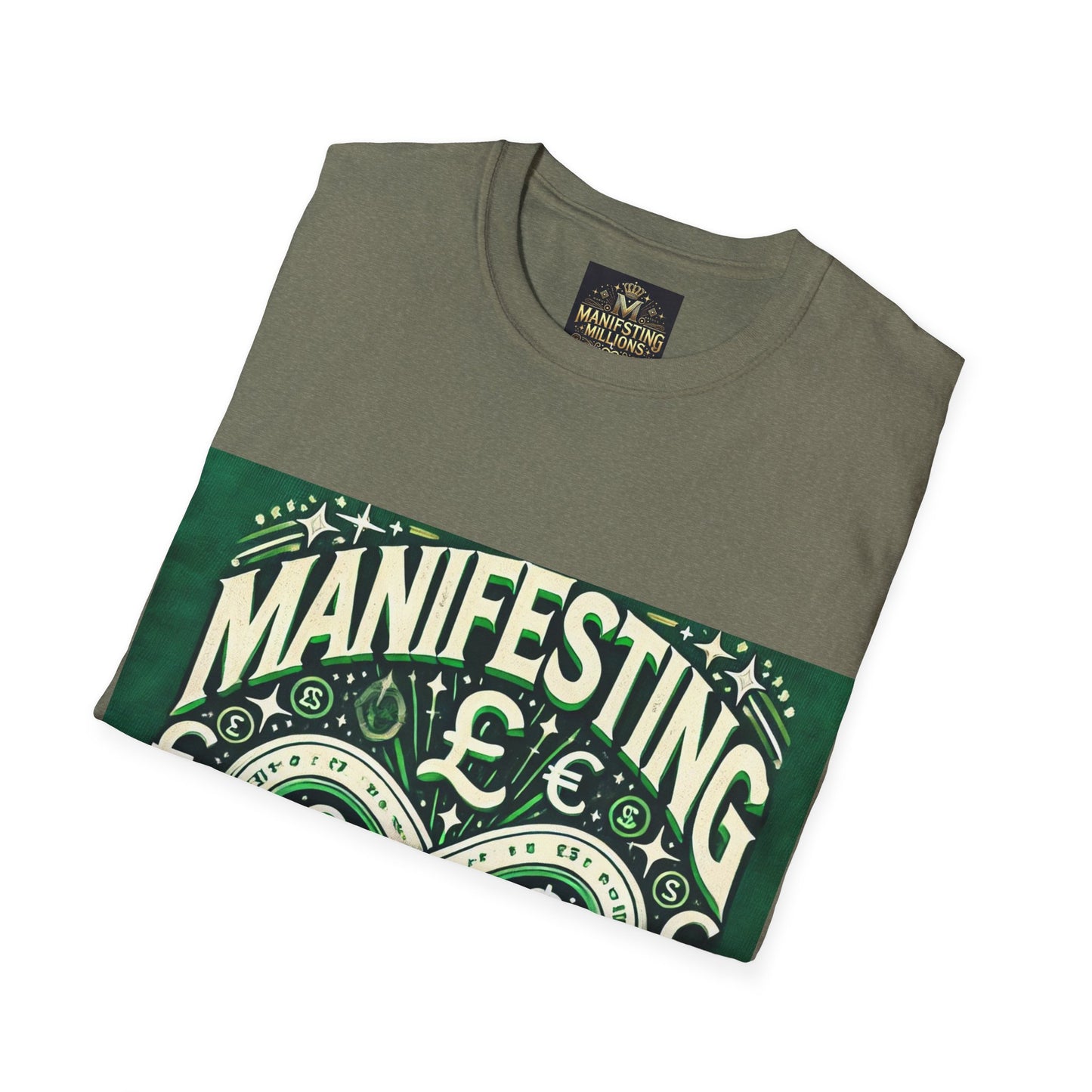 Manifesting Millions - T-shirt unisexe à manches courtes
