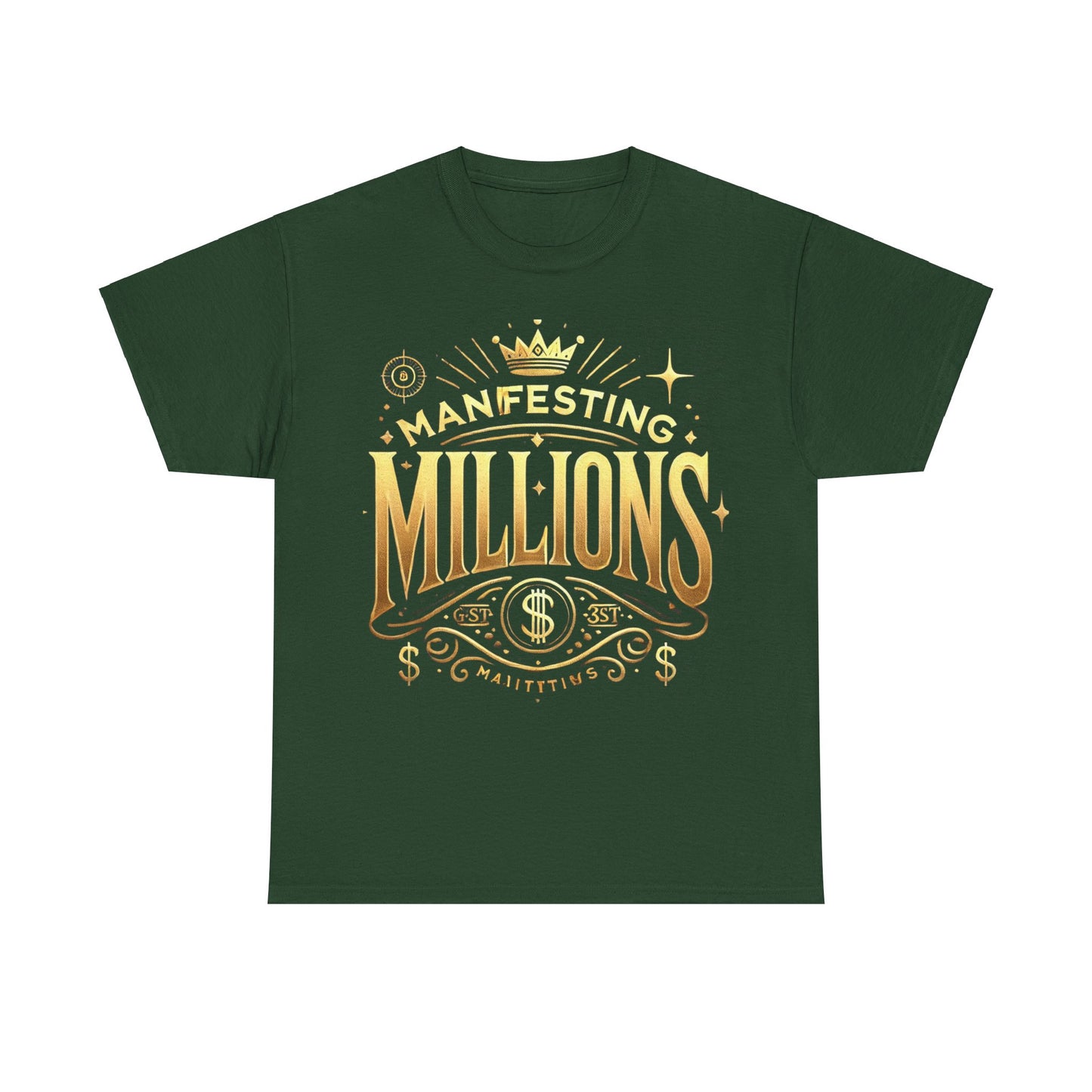 Manifesting Millions- Heavy Cotton T-Shirt