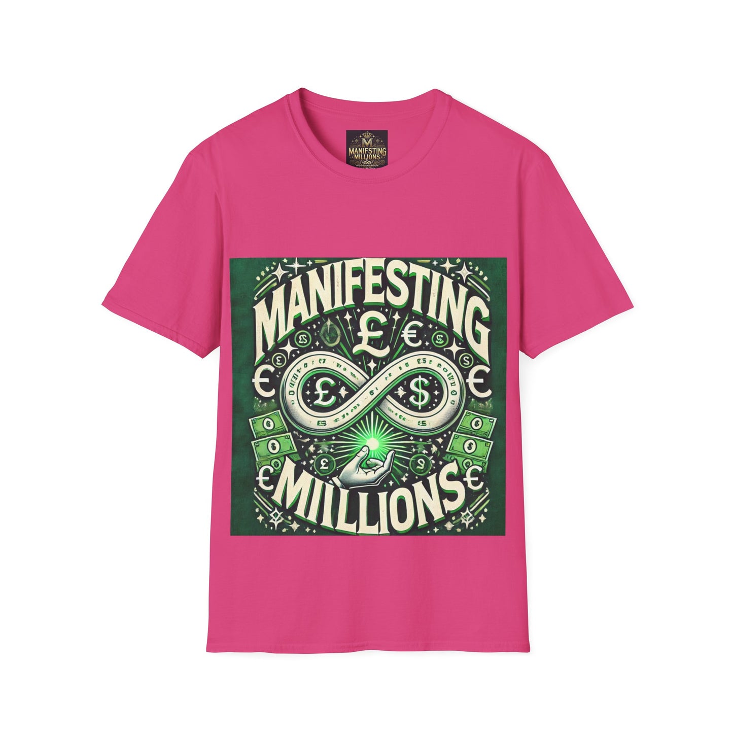 Manifesting Millions - T-shirt unisexe à manches courtes