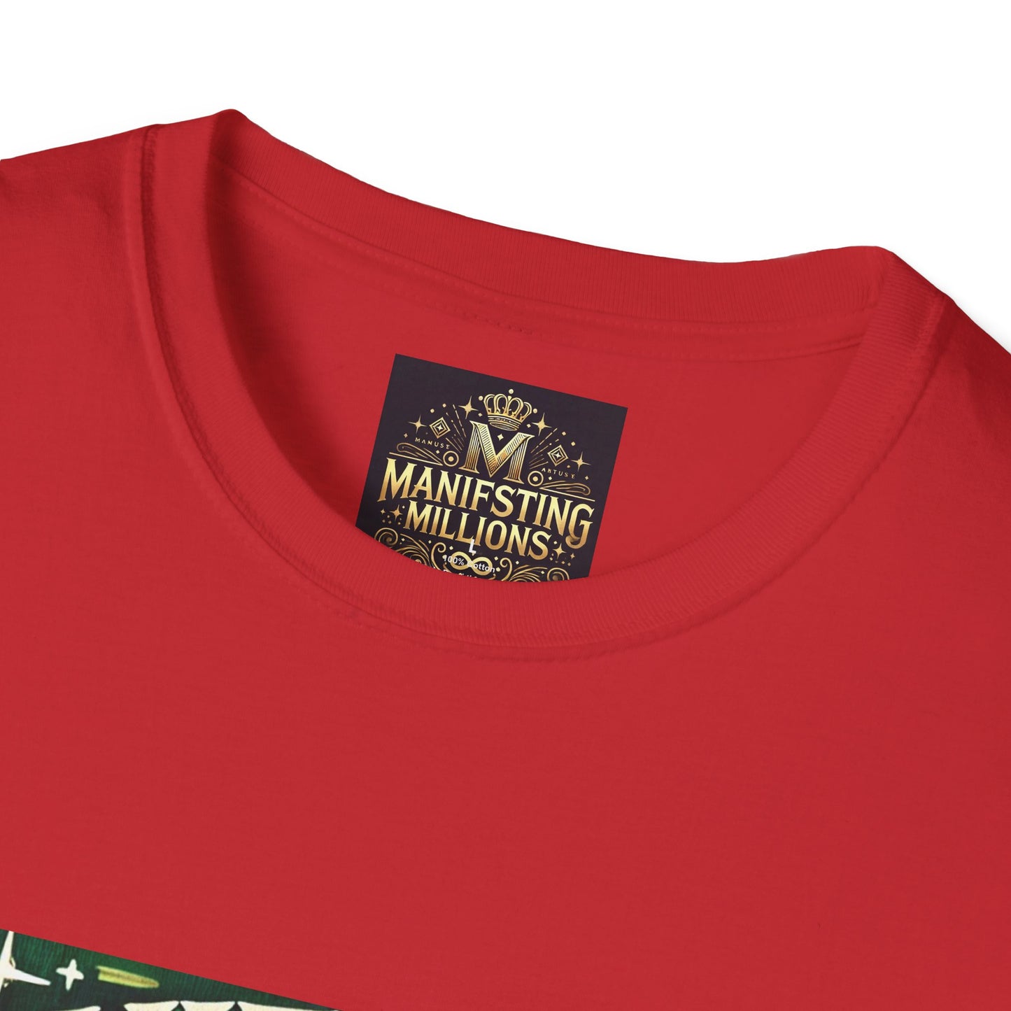 Manifesting Millions - T-shirt unisexe à manches courtes