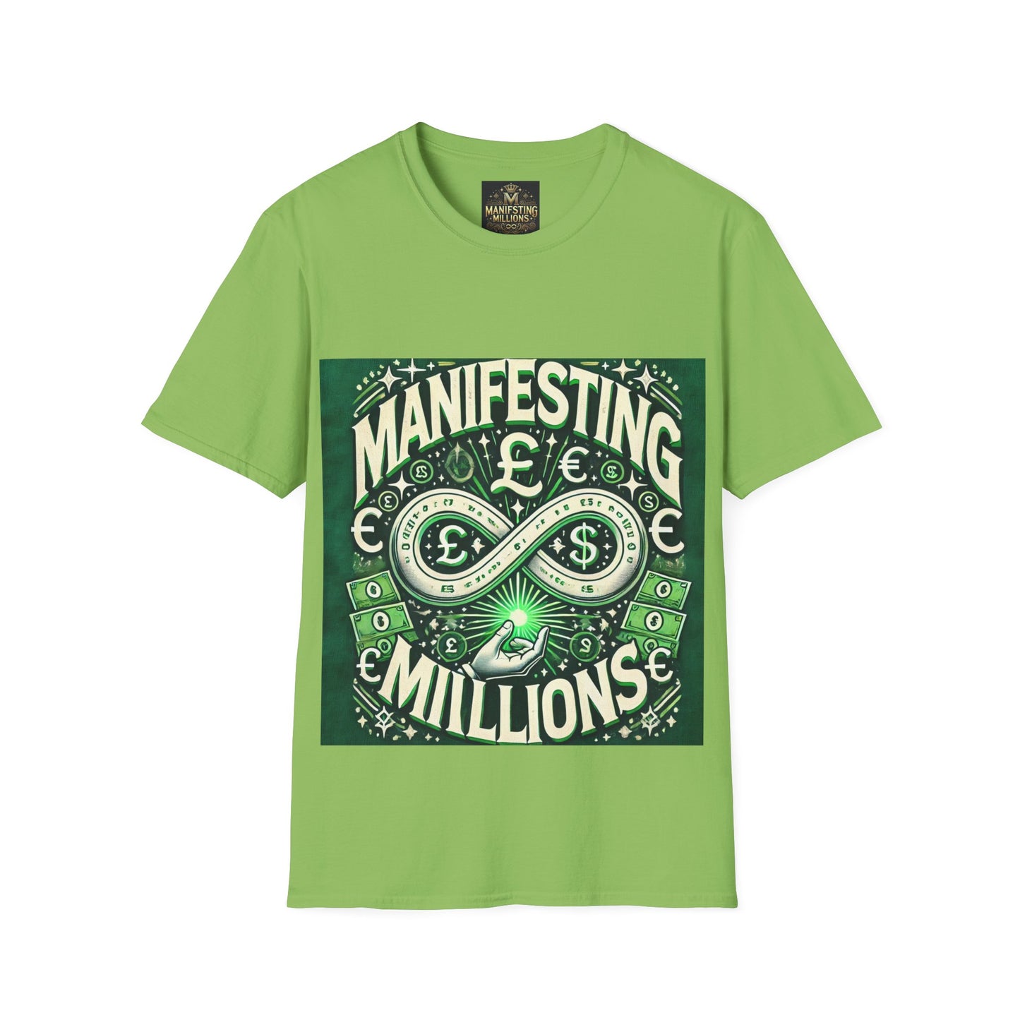 Manifesting Millions - T-shirt unisexe à manches courtes