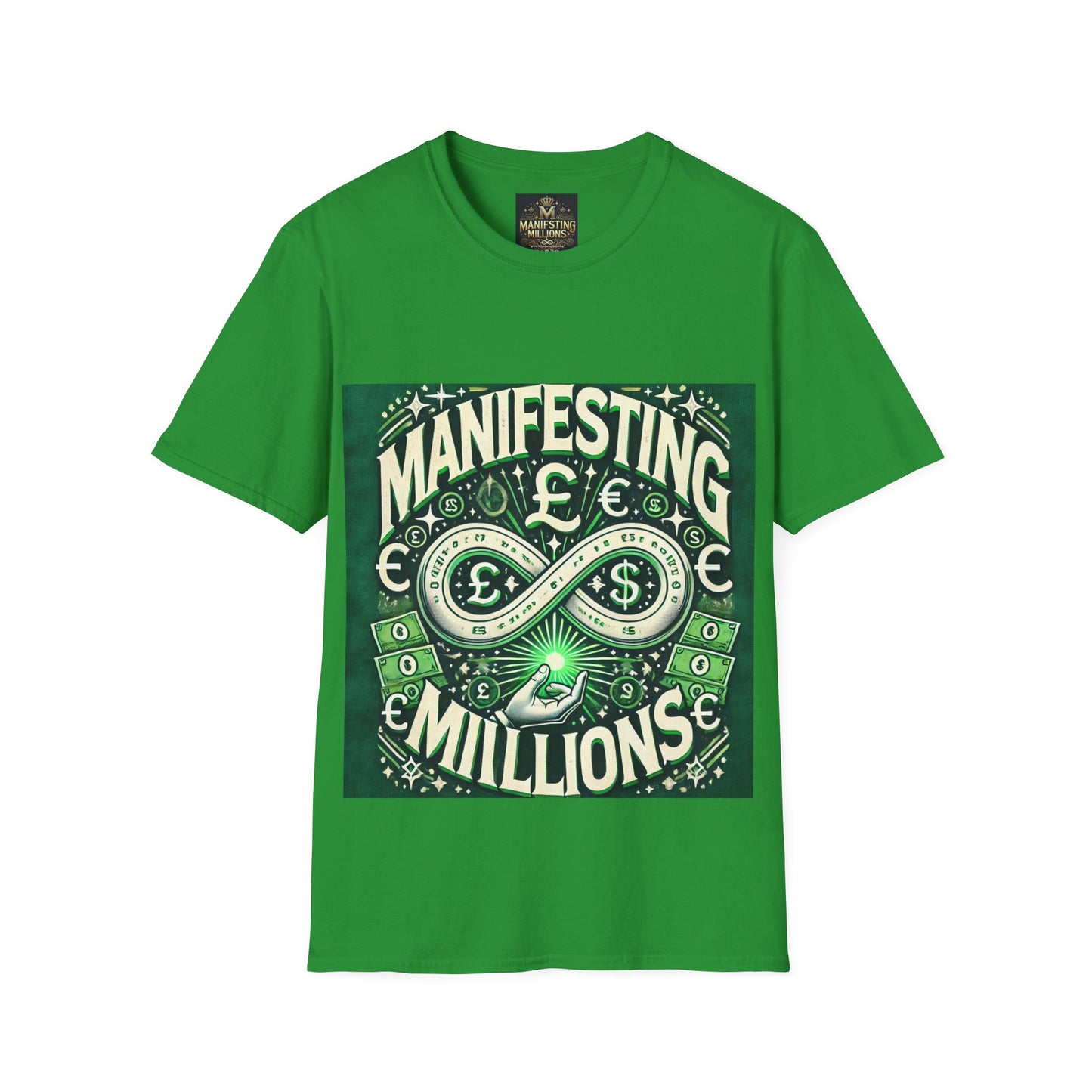 Manifesting Millions - T-shirt unisexe à manches courtes